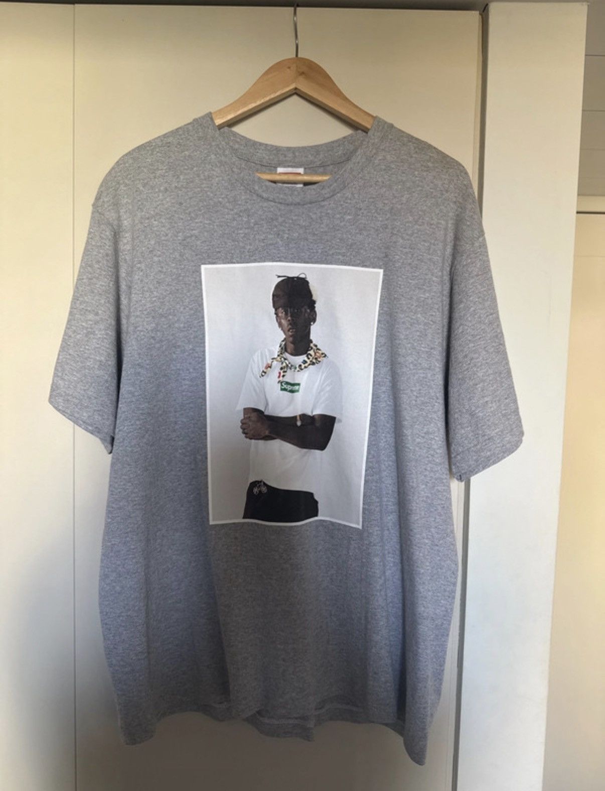 Supreme Tyler, the creator supreme tee grey Size US L / EU 52-54 / 3 - 1 Thumbnail