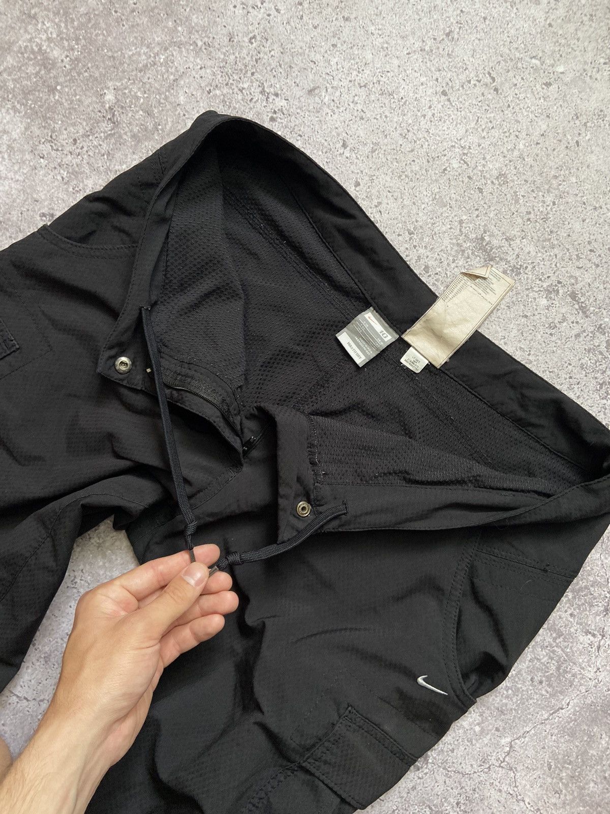 Other Vintage Y2K Nike Gorpcore Bondage Baggy Cargo Pants Size 32" / US 10 / IT 46 - 7 Thumbnail