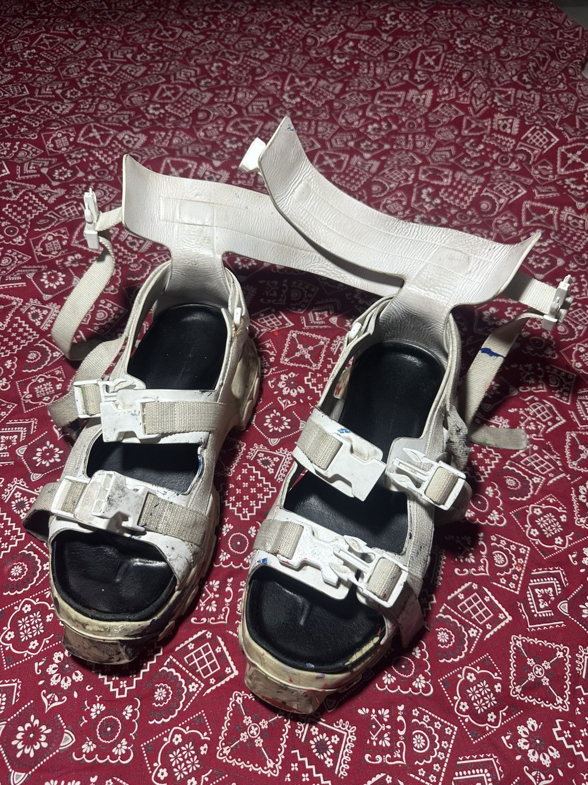 Rick Owens Rick owens tractor sandals with ankle straps Size US 8 / IT 38 - 2 Thumbnail