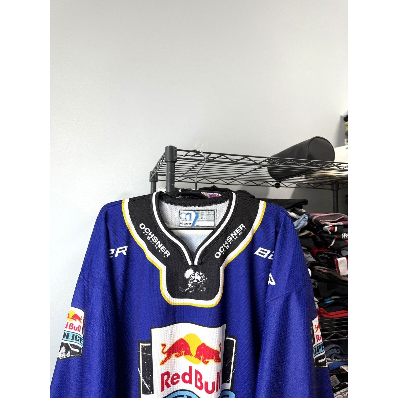 Red Bull Rare! Vintage 2014 Red Bull Bauer Hockey Jersey Monster Size US XL / EU 56 / 4 - 3 Thumbnail