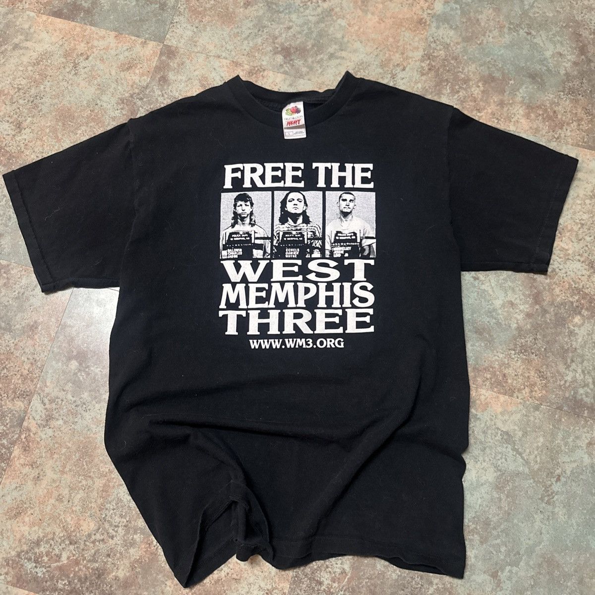 Fruit Of The Loom FREE THE WEST MEMPHIS 3 CRIME TEE Size US L / EU 52-54 / 3 - 2 Thumbnail