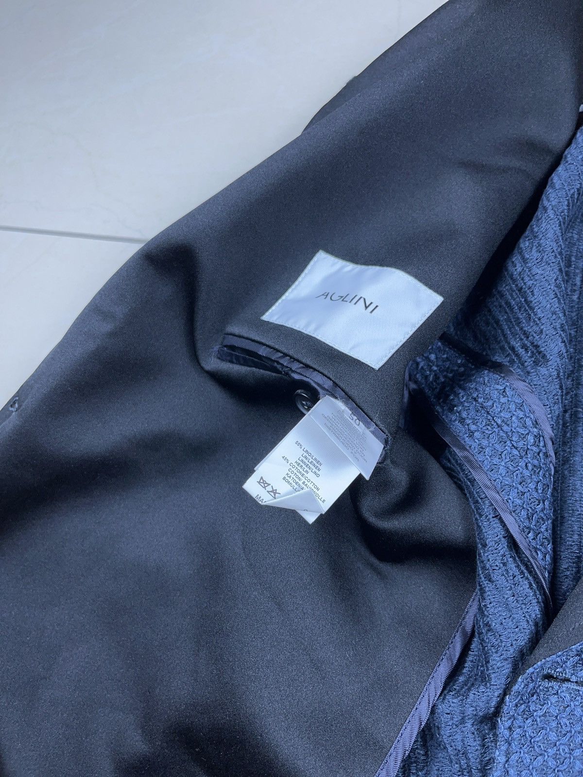 AGLINI ➕ aglini linen 6 buttons casual made in Italy blazer Size XL / US 12-14 / IT 48-50 - 4 Thumbnail