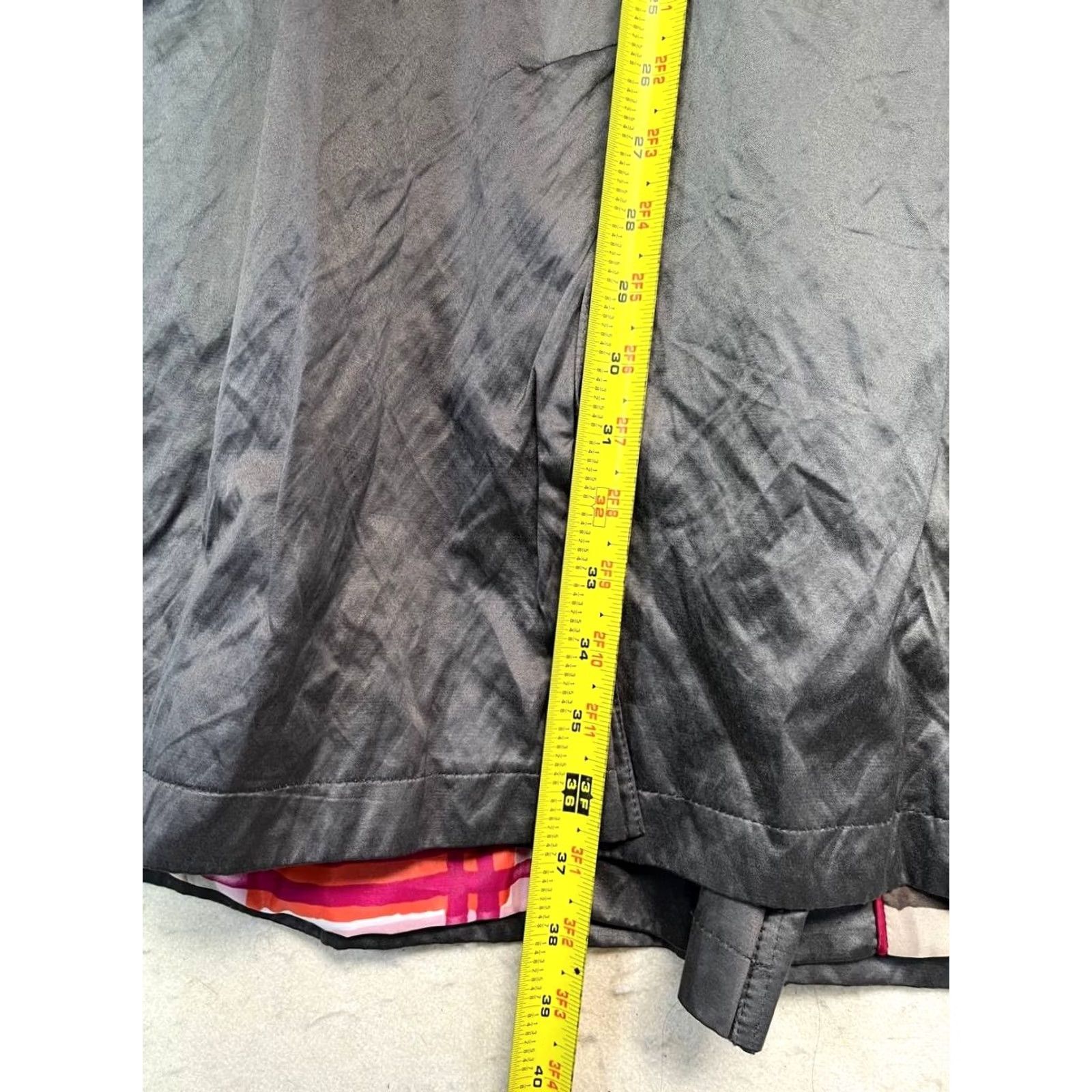DKNY DKNY Trench Coat Gray Women's XL Cotton Size XL / US 12-14 / IT 48-50 - 4 Thumbnail