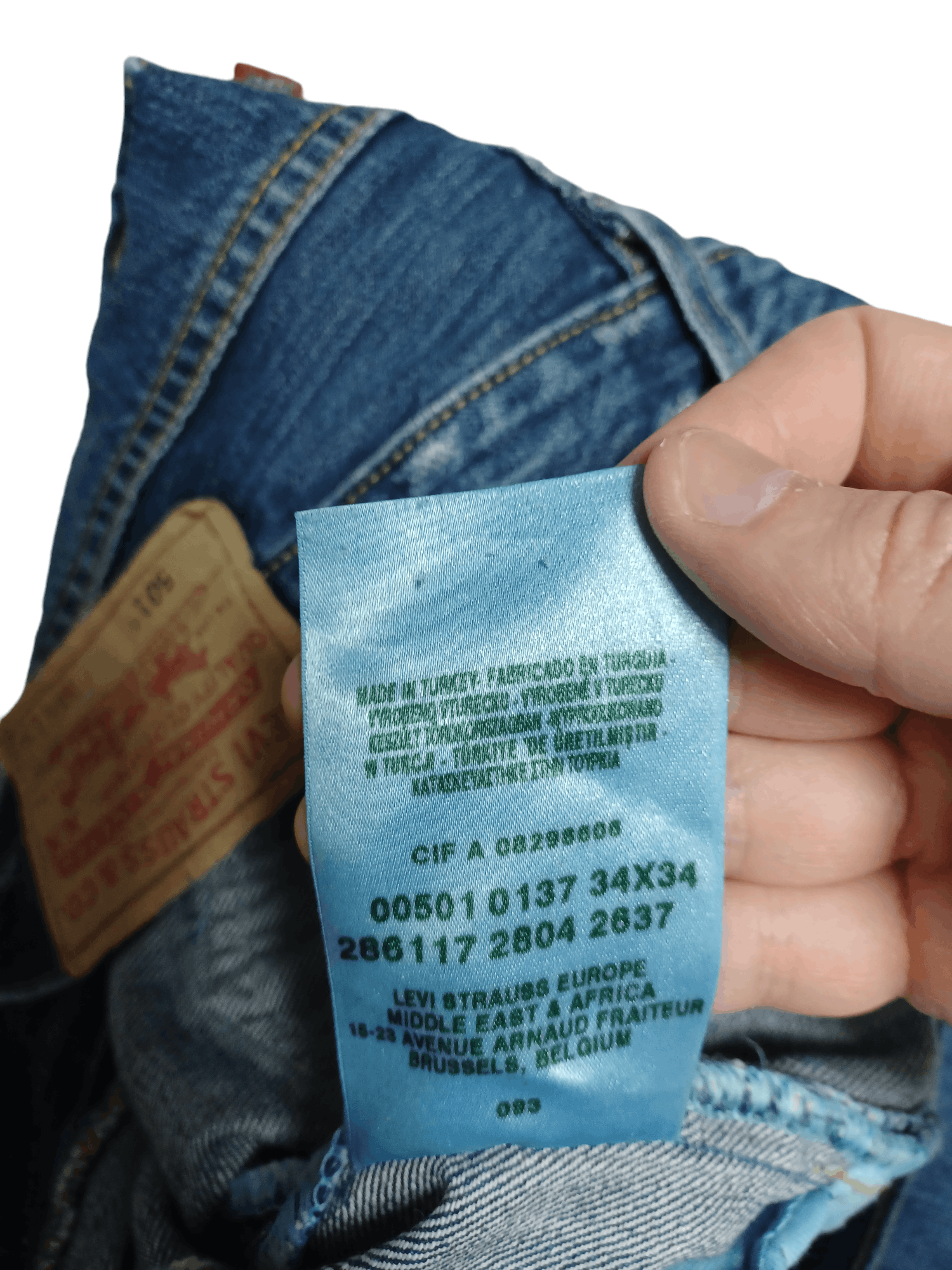 Levi's Vintage Clothing FANTASTIC VINTAGE LEVIS 501 DISTRESSED W34 L34 JEANS DENIM Size US 34 / EU 50 - 7 Thumbnail