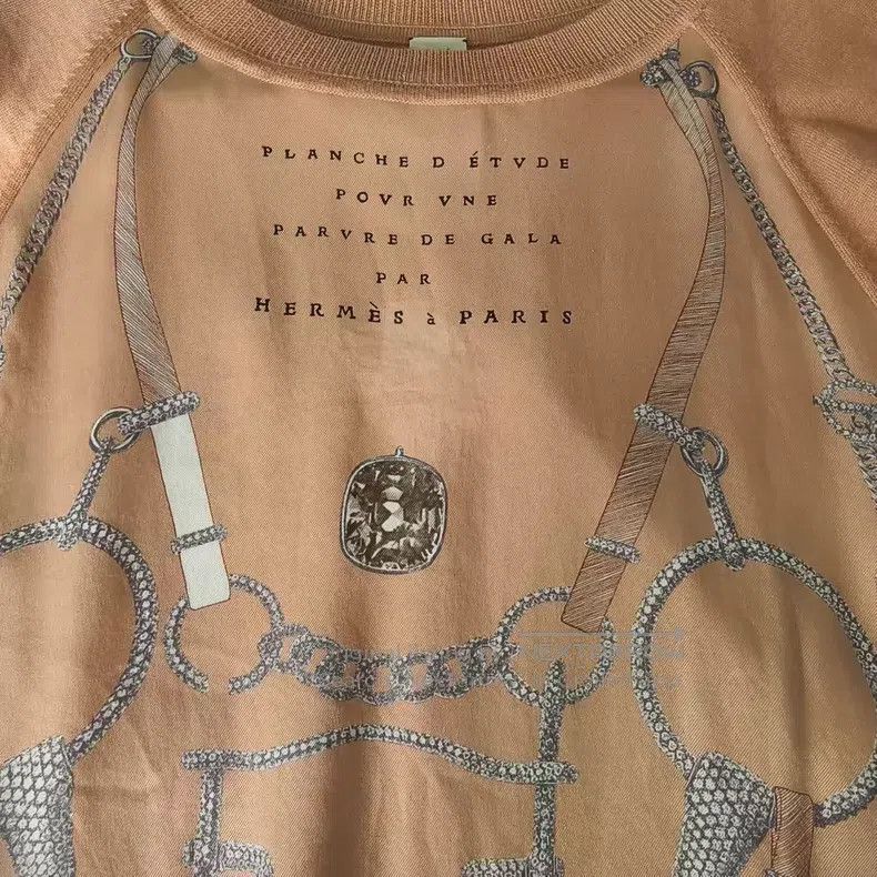 Hermes Hermes Mulberry Silk Rope Patterned Cashmere Long Sleeve K Size XS / US 0-2 / IT 36-38 - 5 Thumbnail