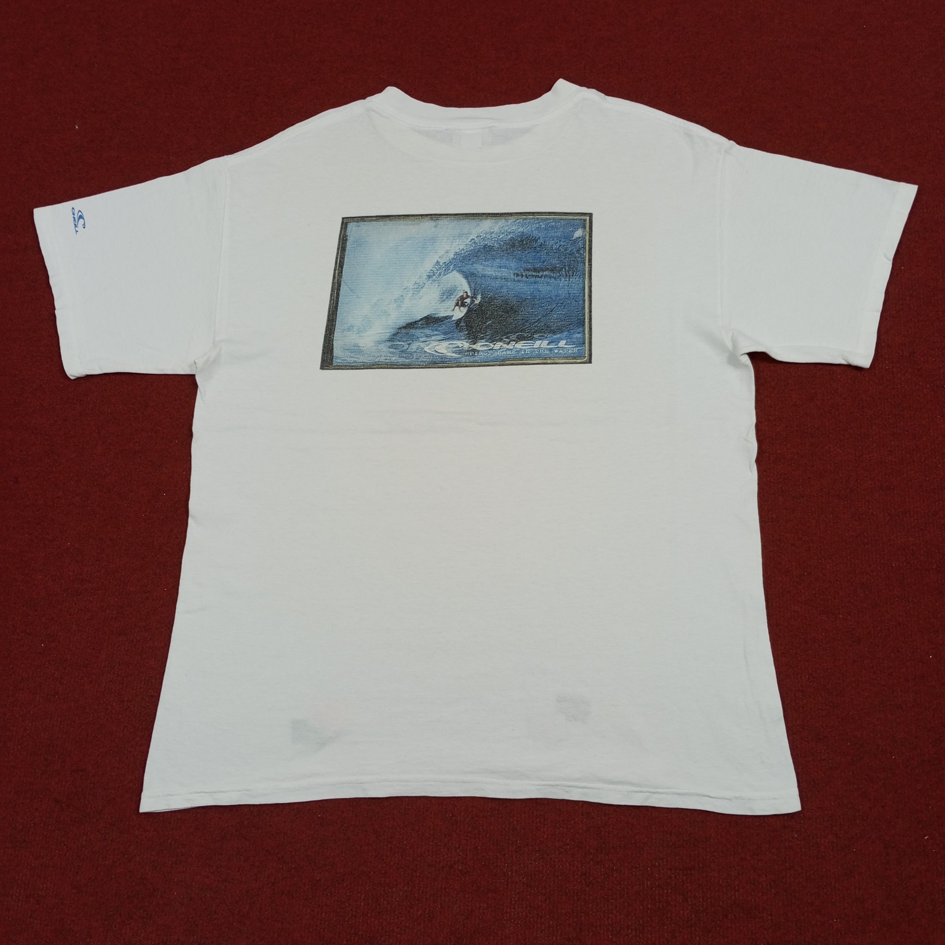 O'Neill × Vintage Oneill Surfing Style Streetwear Tshirt Size US L / EU 52-54 / 3 - 1 Thumbnail