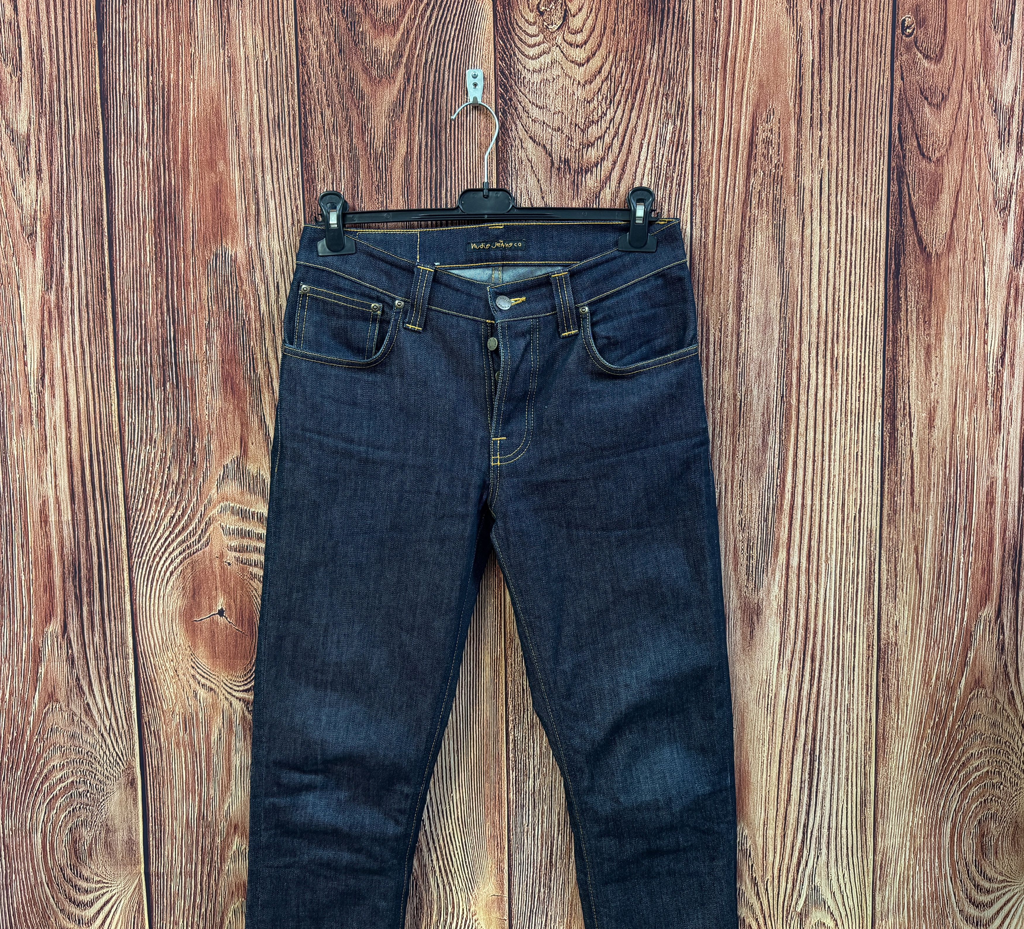 Nudie Jeans Nudie Jeans Grim Tim Indigo Dry Navy Made in Italy W32 L36 Size US 32 / EU 48 - 2 Thumbnail