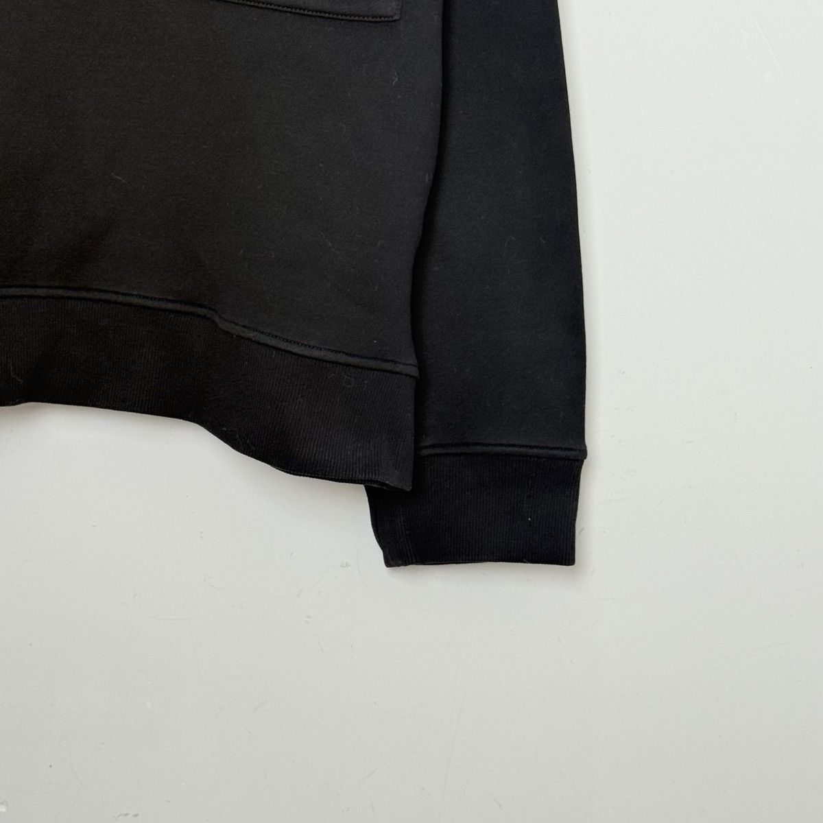 Prada Prada Black Cotton Stylish Pocket Cropped Sweatshirt K26WX Size XS / US 0-2 / IT 36-38 - 4 Thumbnail