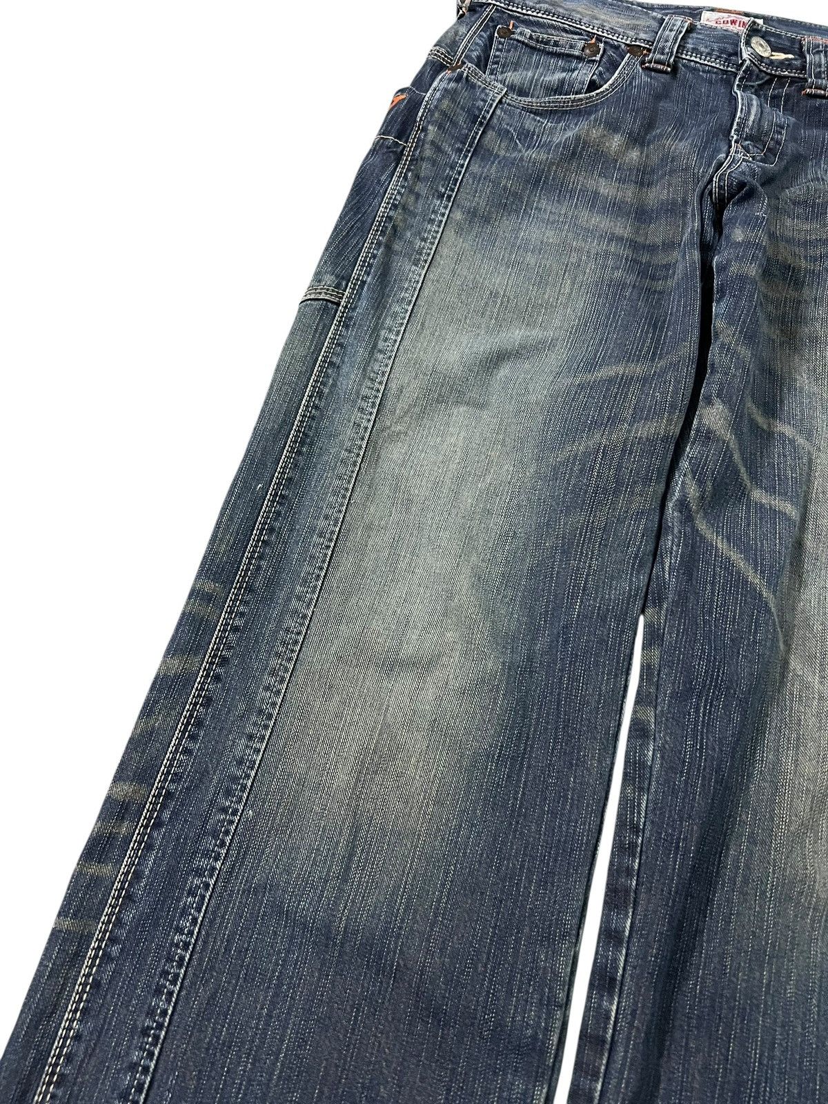 Edwin Edwin Exclusive Vintage XV Embroidery Mud Wash Jean Size US 32 / EU 48 - 10 Thumbnail