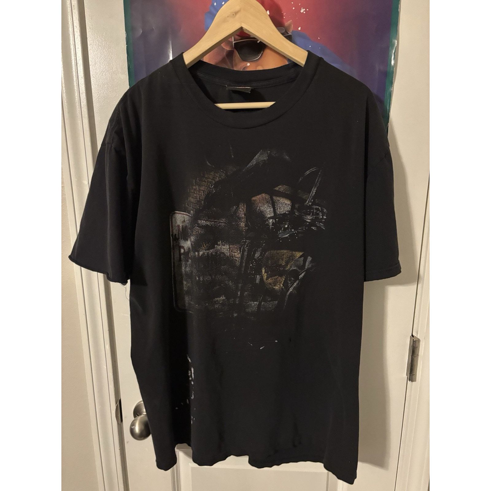 Vintage Harley Davidson Adult Black Orlando Faded Motorcycle Bike Size US XL / EU 56 / 4 - 1 Thumbnail