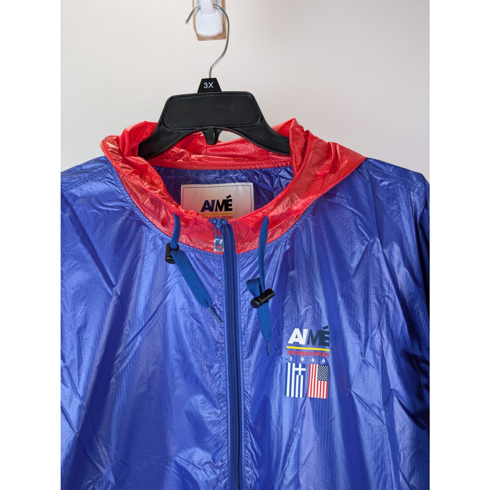Aime Leon Dore × New Balance o1rshd1 Technohull Anorak 38-GS Offshore Windbreaker in Blue Size US L / EU 52-54 / 3 - 8 Thumbnail