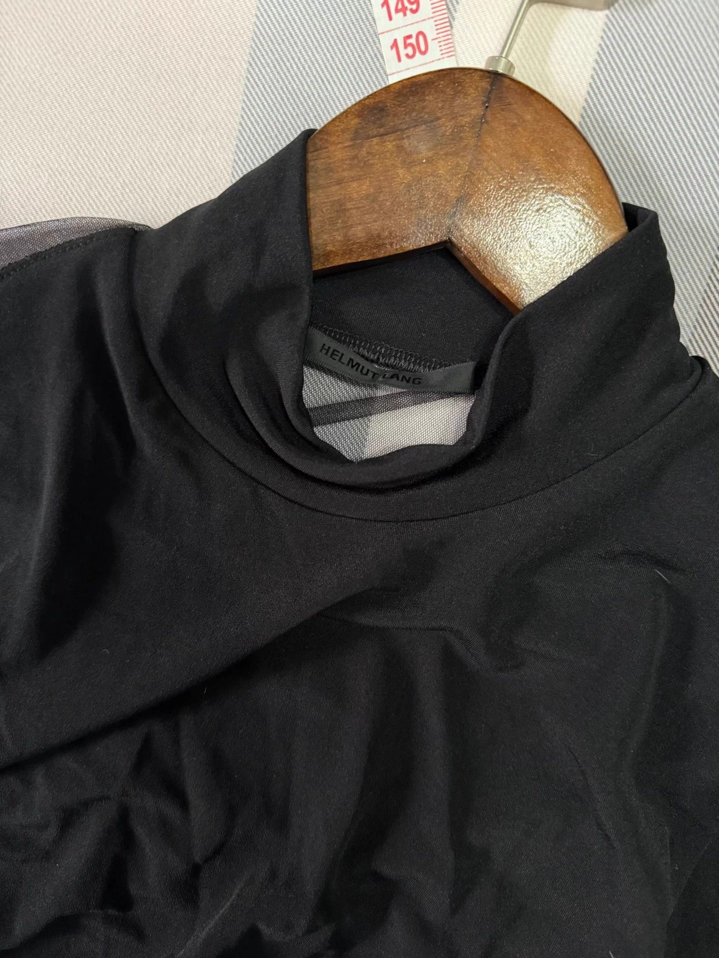 Helmut Lang Helmut Lang Sheer Top 2L Front 1L Back Near New Size S / US 4 / IT 40 - 5 Thumbnail