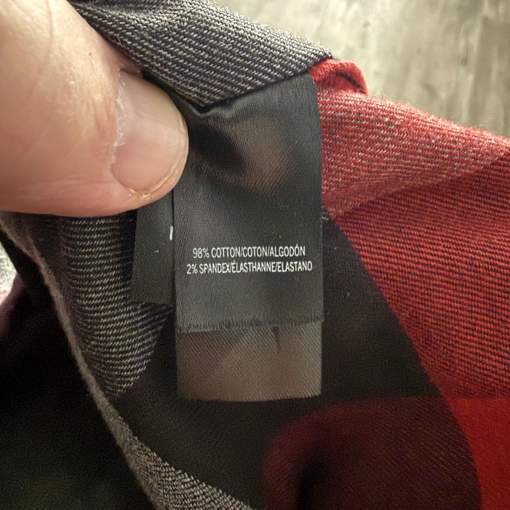 Kenneth Cole Kenneth Cole Flannel Shirt Men M Red Black Gray Slim 2-Way Stretch GORP NEW Size US M / EU 48-50 / 2 - 6 Thumbnail