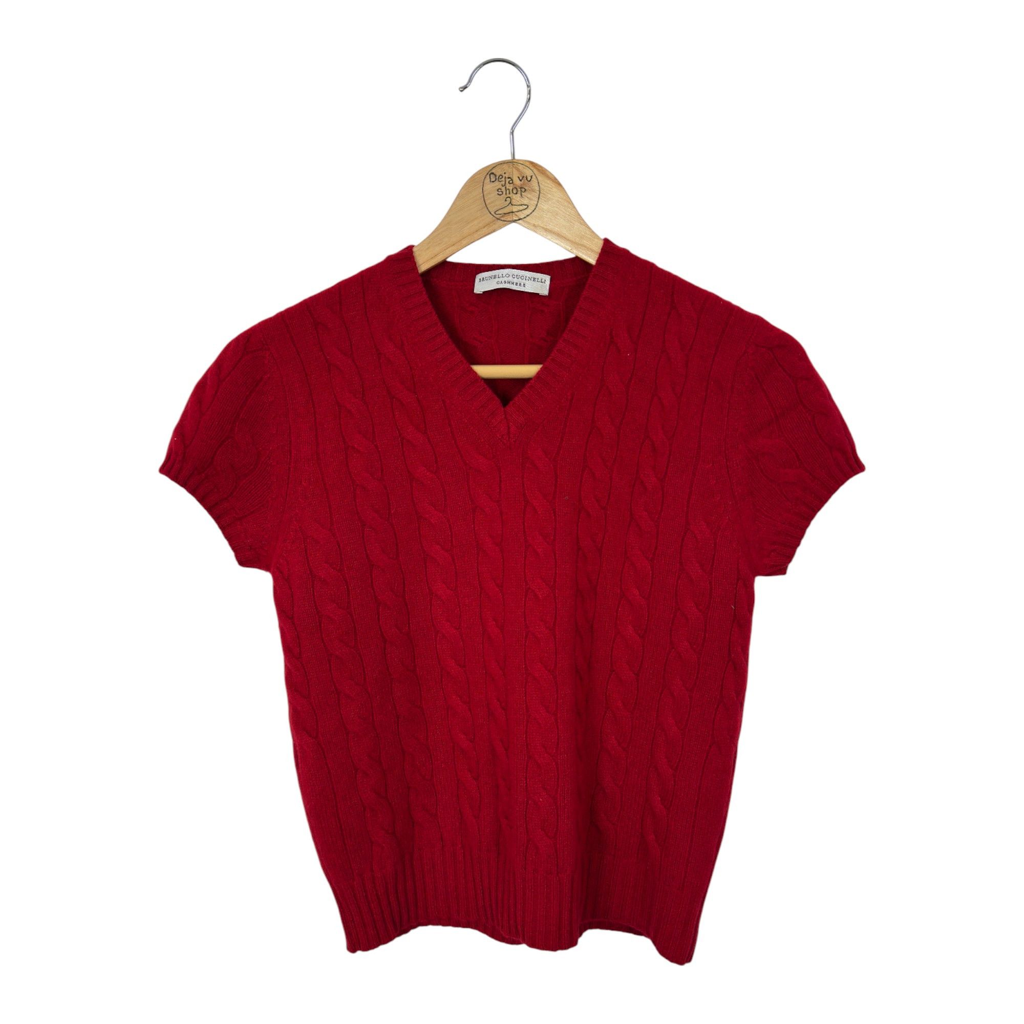 Brunello Cucinelli Cashmere Cable Knit Sweater – Luxury Italian Knitwear Size M / US 6-8 / IT 42-44 - 1 Thumbnail