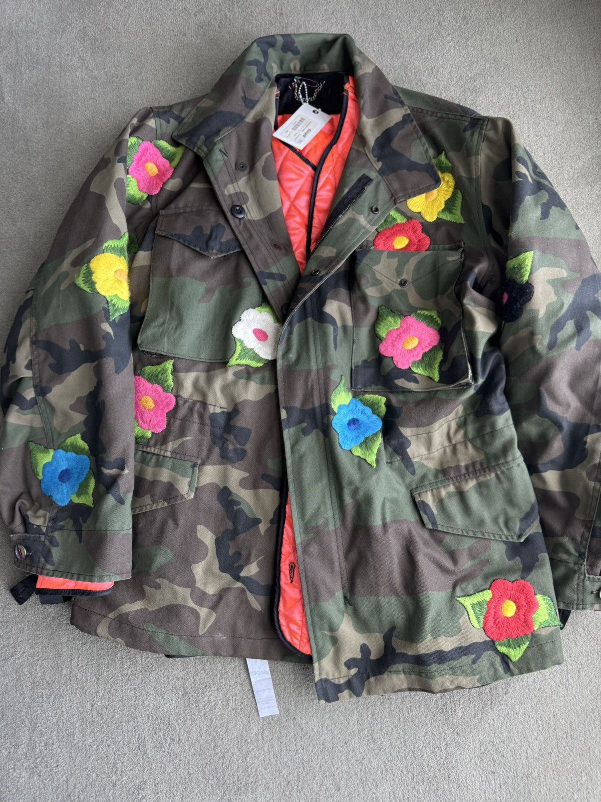 Bossi Sportswear Bossi camo flower field jacket Size US L / EU 52-54 / 3 - 1 Thumbnail