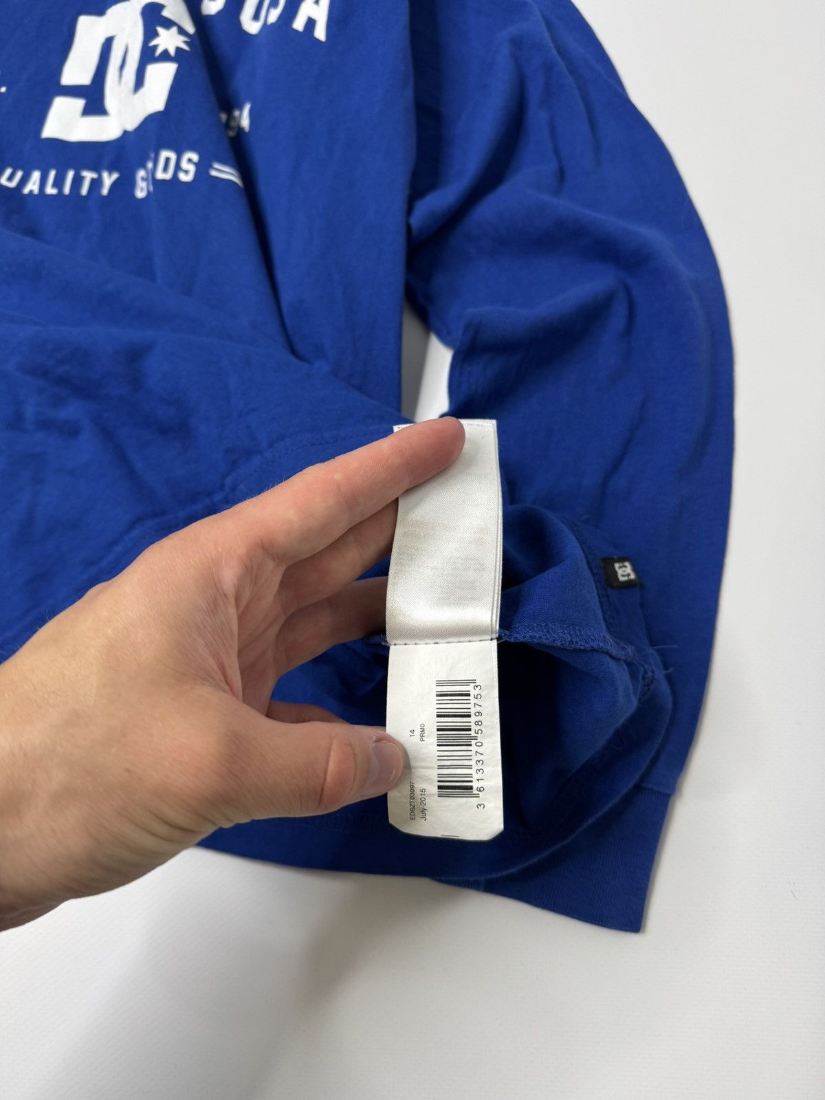 DC Blue DC skaterboards longsleeve sk8 swag drip big logo 4g Size US XS / EU 42 / 0 - 6 Thumbnail