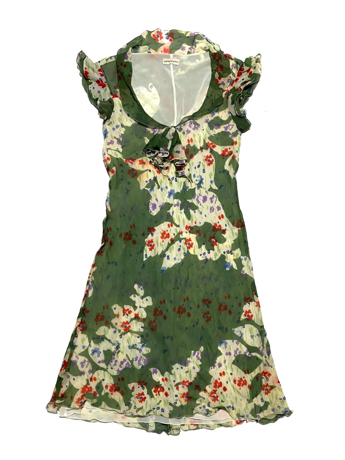 Emporio Armani VINTAGE EMPORIO ARMANI FLORAL DRESSES Size S / US 4 / IT 40 - 1 Thumbnail