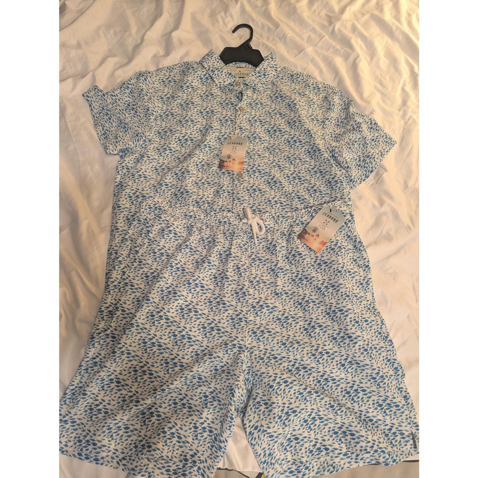 Tommy Bahama NWT Cabana Fashions 2 piece Matching Set Large Stretch Men's Size US L / EU 52-54 / 3 - 1 Thumbnail