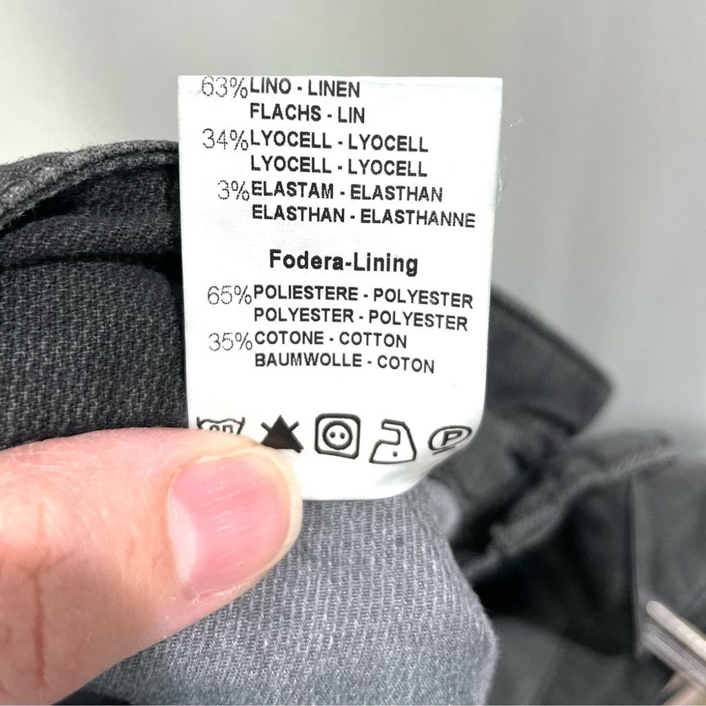Transit Uomo Transit UOMO Dark Grey Italian Linen Jean Size M ( US 34) Size US 33 - 8 Thumbnail