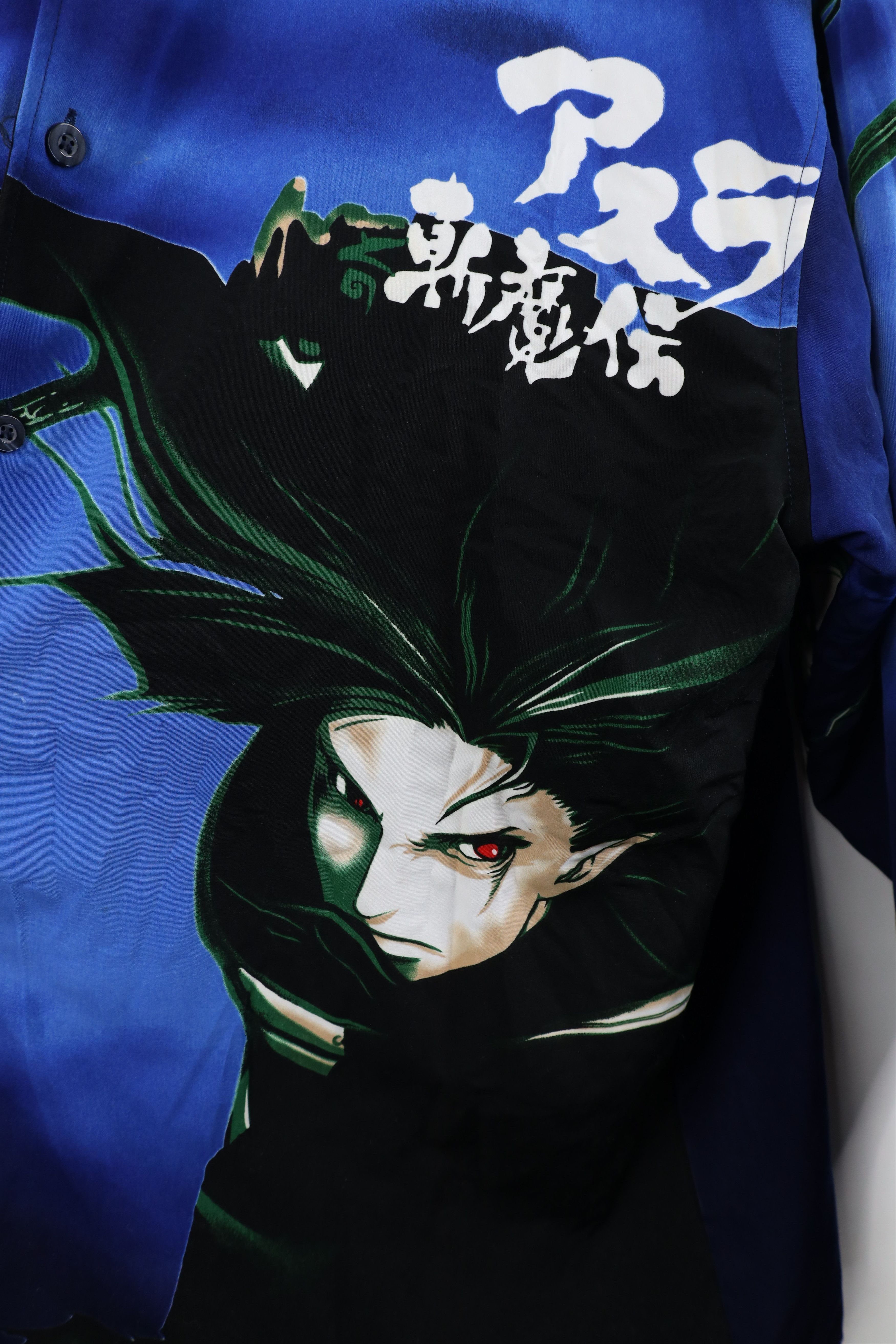 Vintage Vintage 90s Y2K Japan Samurai Warrior All Over Print Shirt Size US XL / EU 56 / 4 - 5 Thumbnail