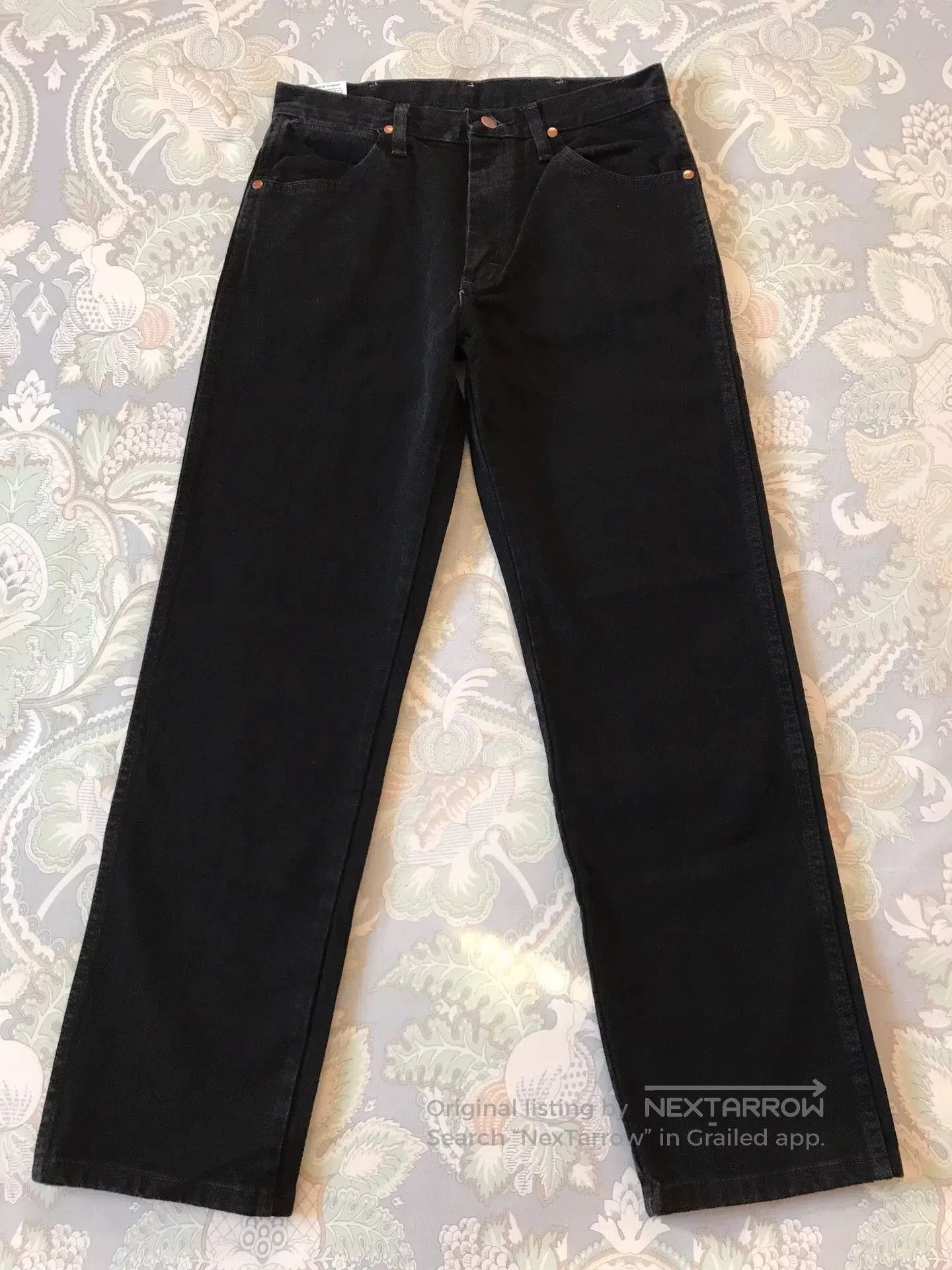 Wrangler Wrangler 13MWZ Washed Black Jeans W29L30. Size US 29 - 2 Thumbnail
