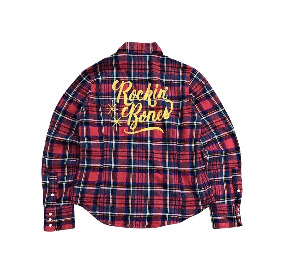 Hysteric Glamour Rare Vintage HYSTERIC GLAMOUR Rockin Bones Casual Shirt Size US M / EU 48-50 / 2 - 3 Thumbnail