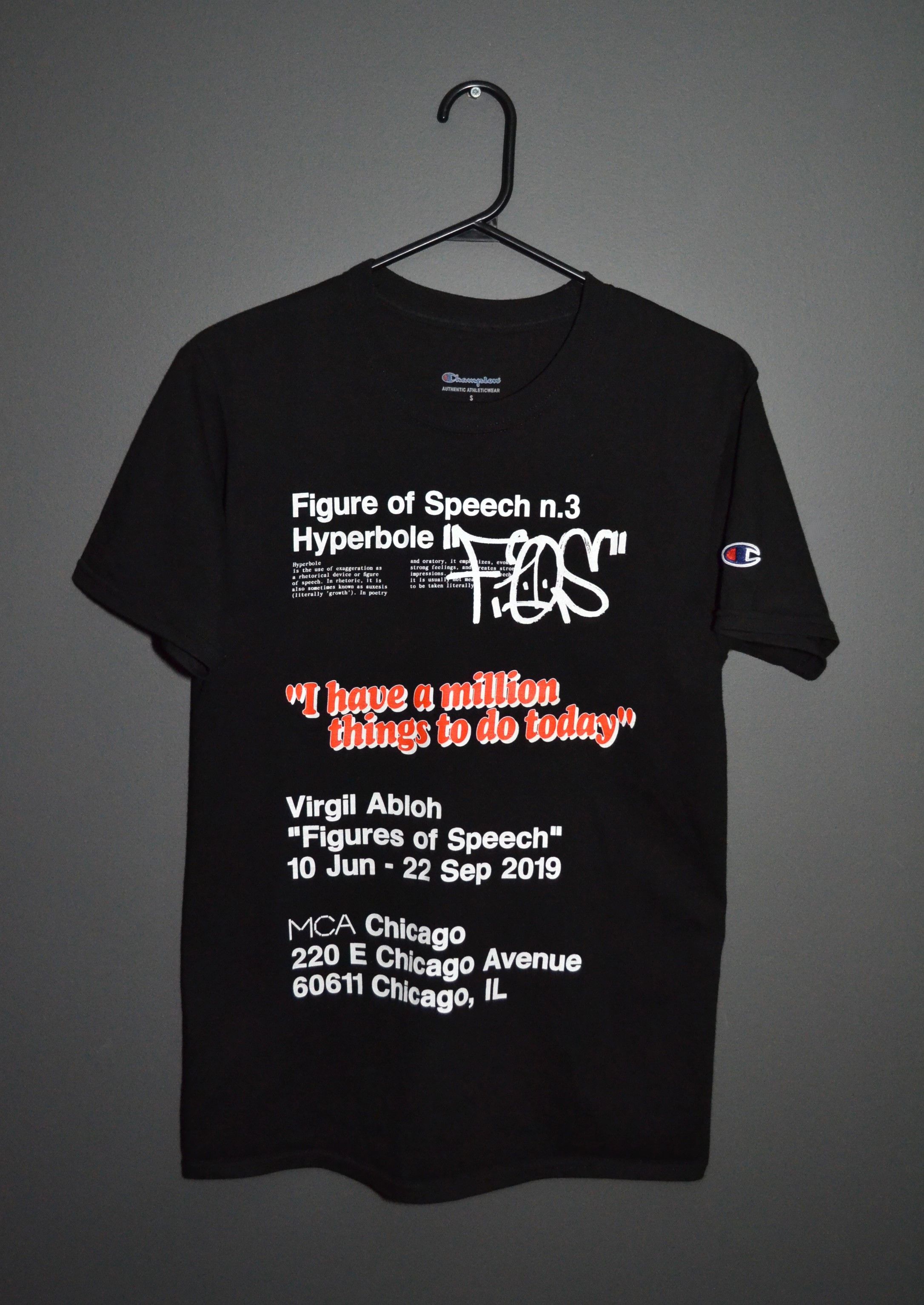 Virgil Abloh Virgil Abloh MCA Figures of Speech Tee Size US S / EU 44-46 / 1 - 2 Thumbnail