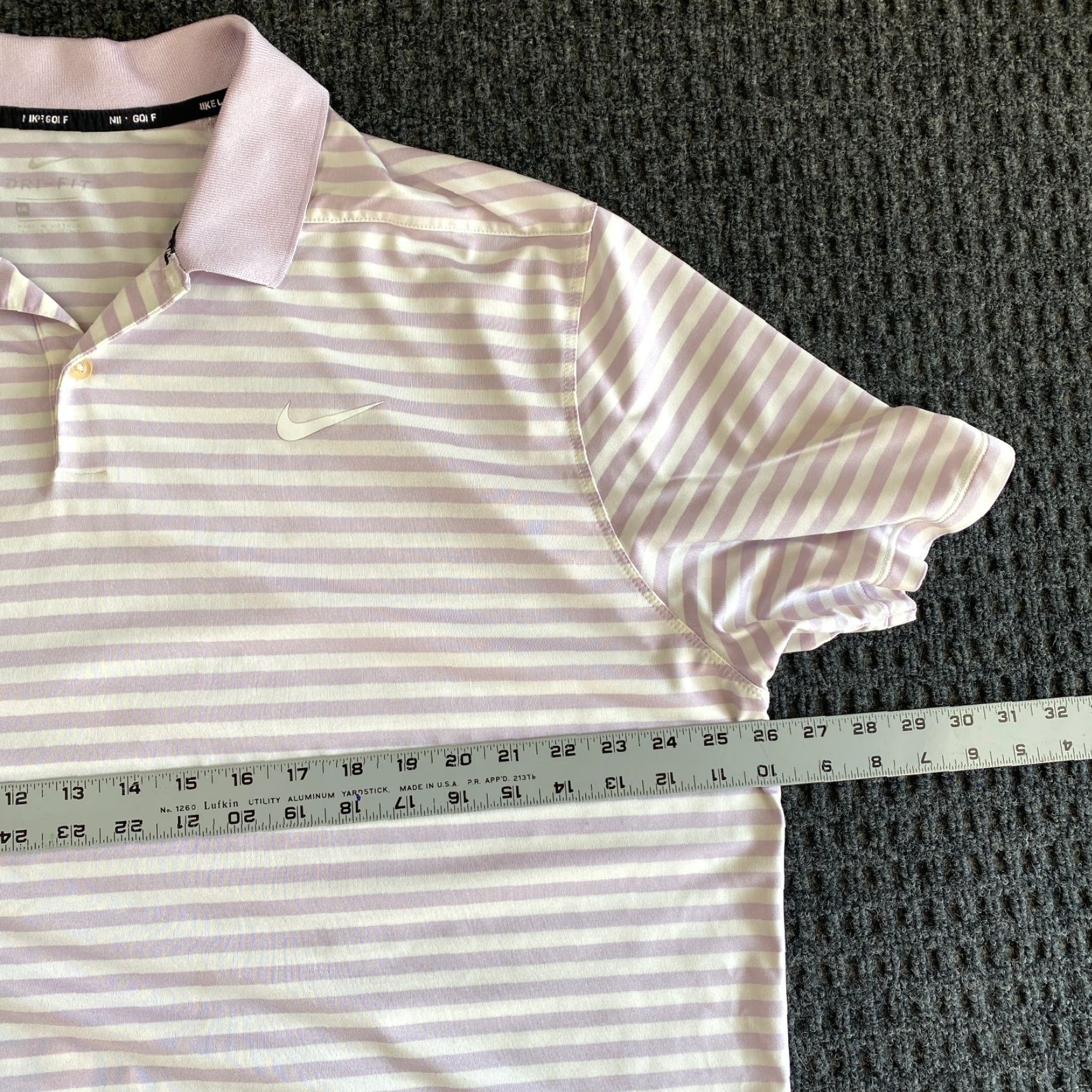 Nike Nike Golf Polo Shirt Striped Short Sleeve XXL Pink Men’s Casual Wear Lightweight Breathable Swoosh Logo Baseball? Wait. Size US XXL / EU 58 / 5 - 5 Thumbnail