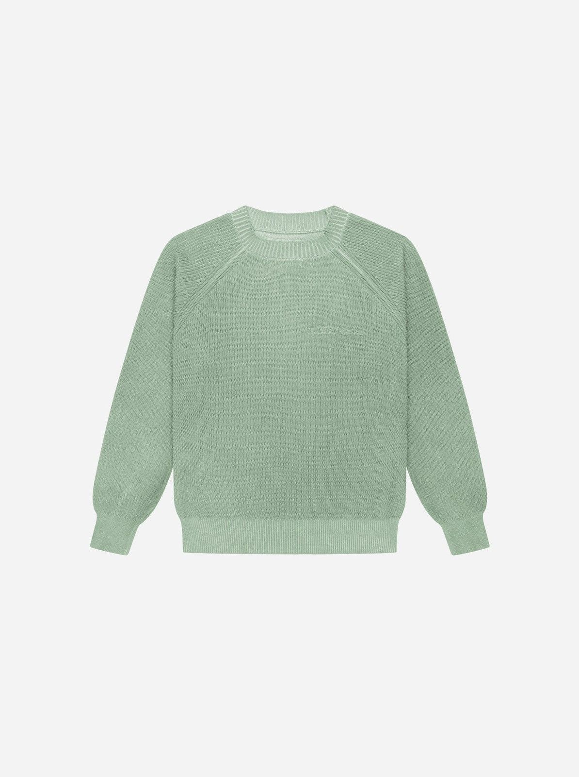 Japanese Brand × Vintage Moonlight mansion washed green sweater Size US S / EU 44-46 / 1 - 1 Thumbnail