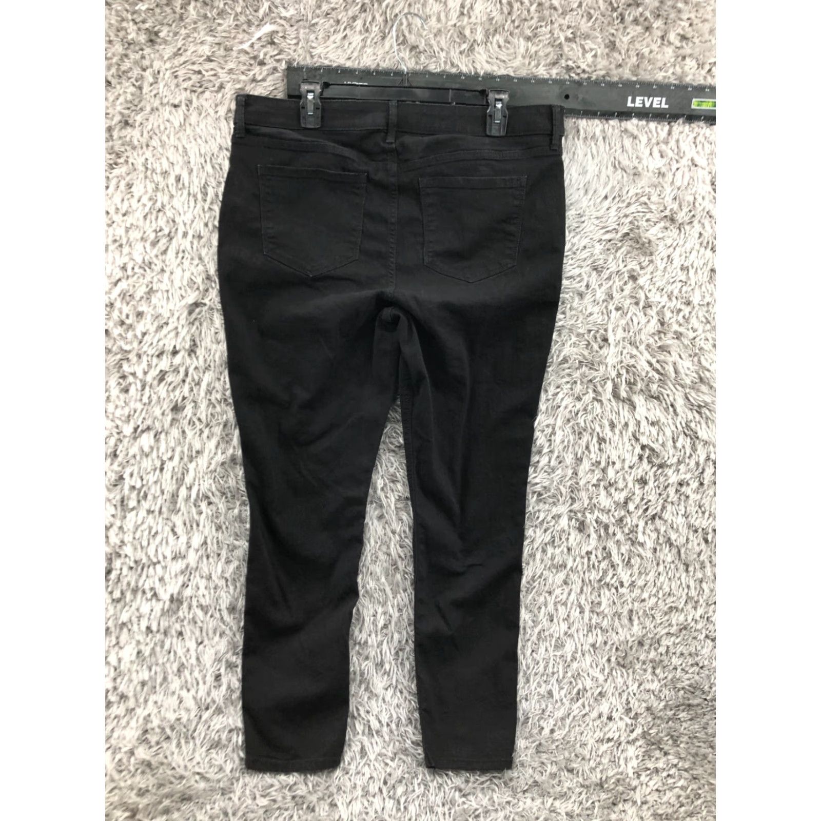 Old Navy Old Navy Super Skinny Jeans Size 16 Womens Dark Wash Black Jeans Regular Fit 5-Pocket Denim High Rise Womens Black Old Navy Skinny Jeans Size 38" / US 16 / IT 52 - 5 Thumbnail