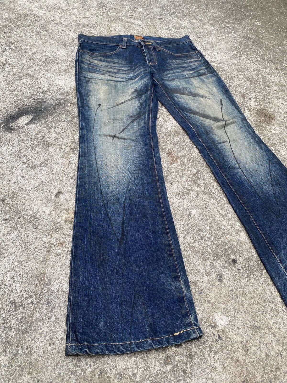 Jack Rose Japan Claws Mark Design Flare Denim