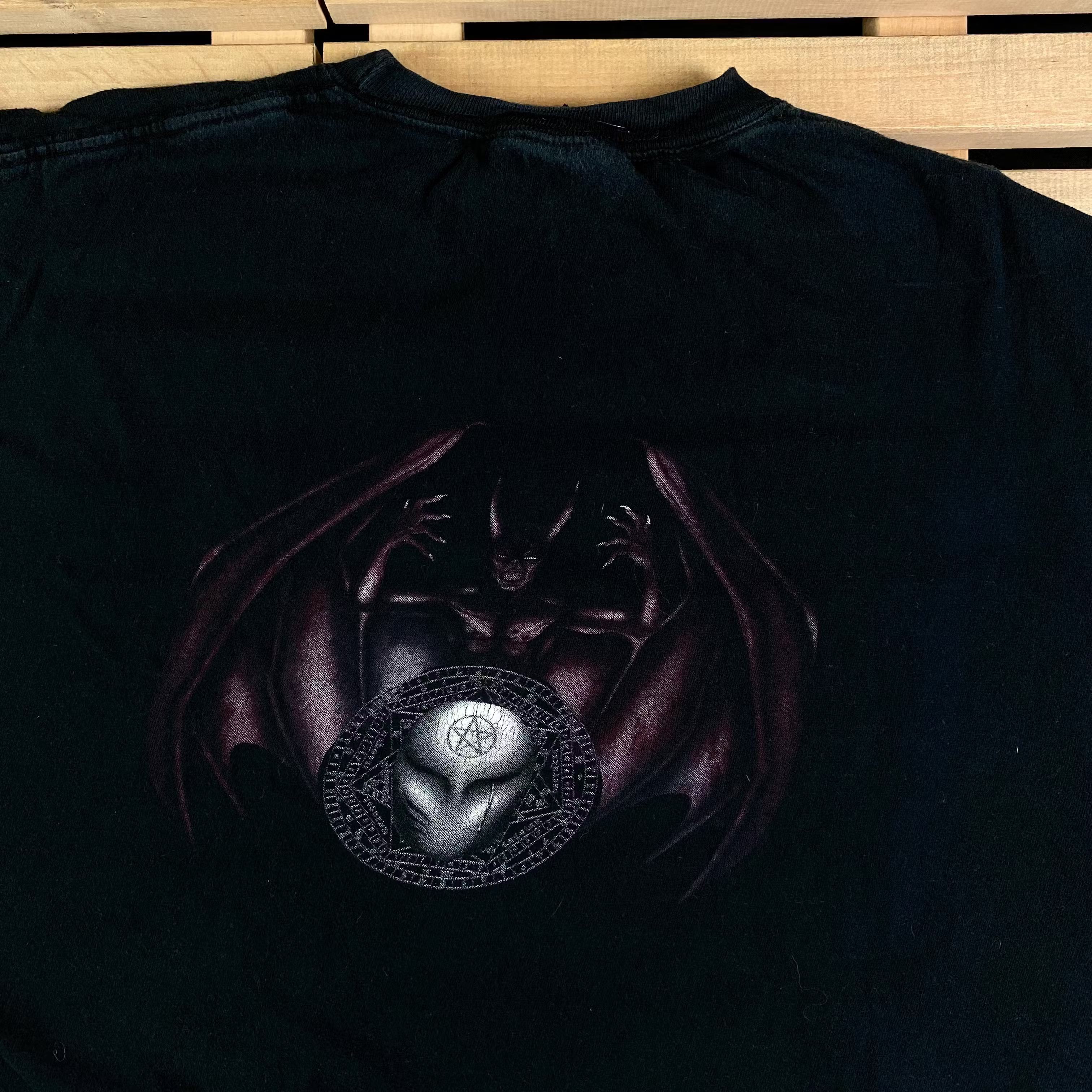 Band Tees × Vintage Mens Vintage Rock T Shirt Spiral Size XL Size US XL / EU 56 / 4 - 7 Thumbnail
