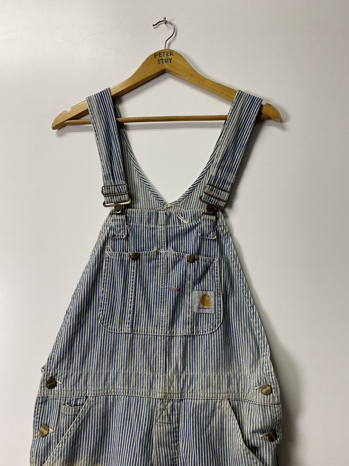 Carhartt × Vintage Vintage Carhartt Hikory Overall Size US 34 / EU 50 - 3 Thumbnail