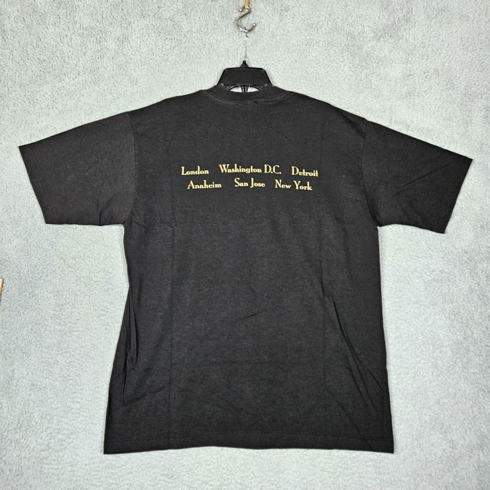 Vintage VINTAGE All Sport Barbra Streisand Concert T-Shirt XL Black Womens Men? (clarify gender) Size US XL / EU 56 / 4 - 2 Thumbnail