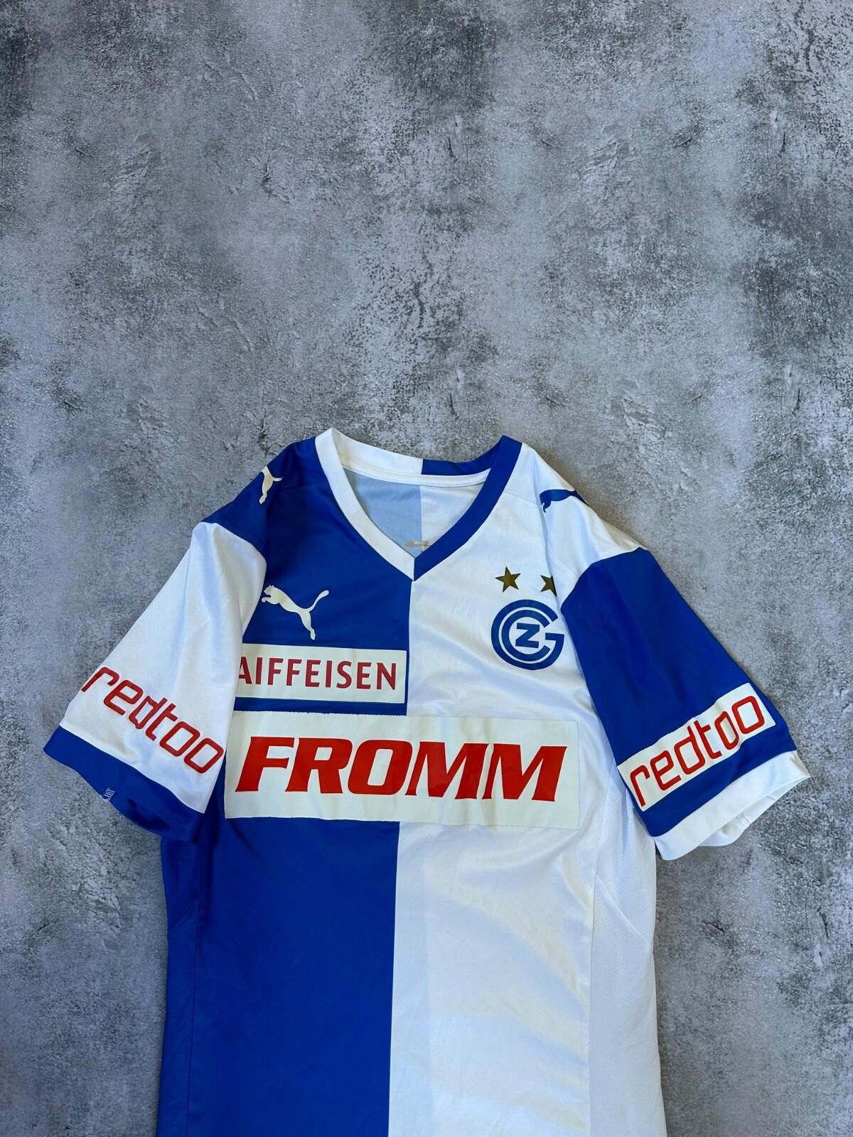 Puma Grasshopper Club Zurich 2014/15 Football Shirt Soccer Jersey Size US S / EU 44-46 / 1 - 3 Thumbnail