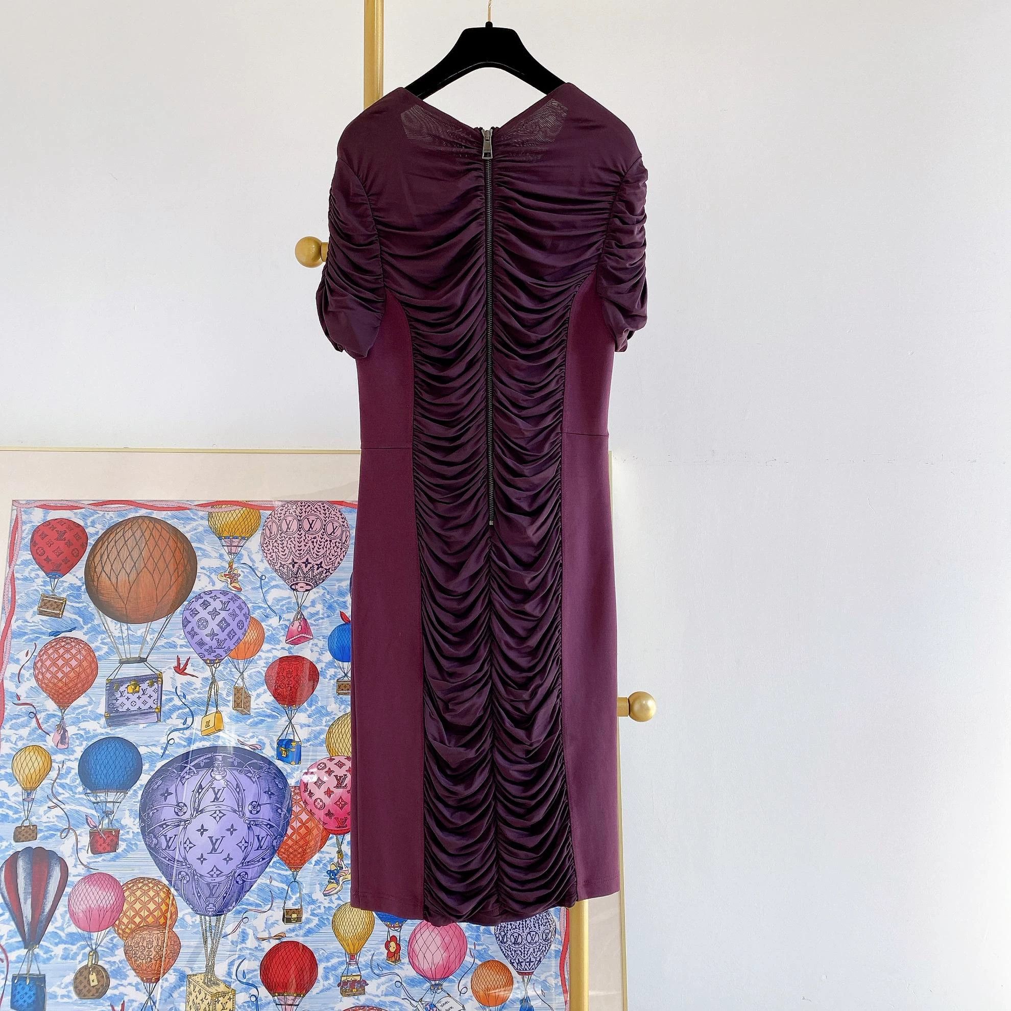 Burberry Burberry purple dress women's UK10 Size M / US 6-8 / IT 42-44 - 2 Thumbnail