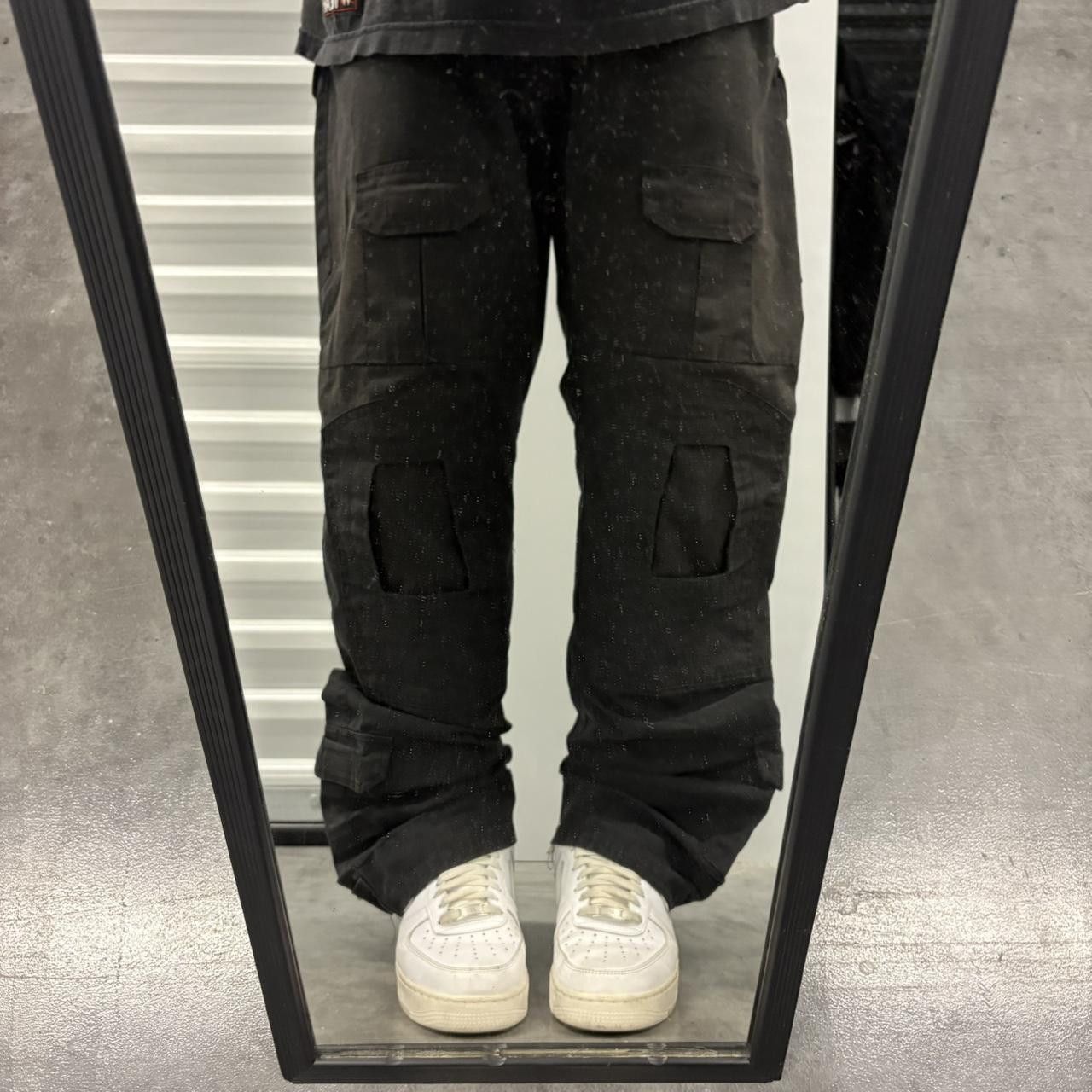 Vintage Crazy Vintage Y2K/2000s Baggy Black Streetwear Style Skater Cargo Tactical Pants! Size US 36 / EU 52 - 1 Thumbnail