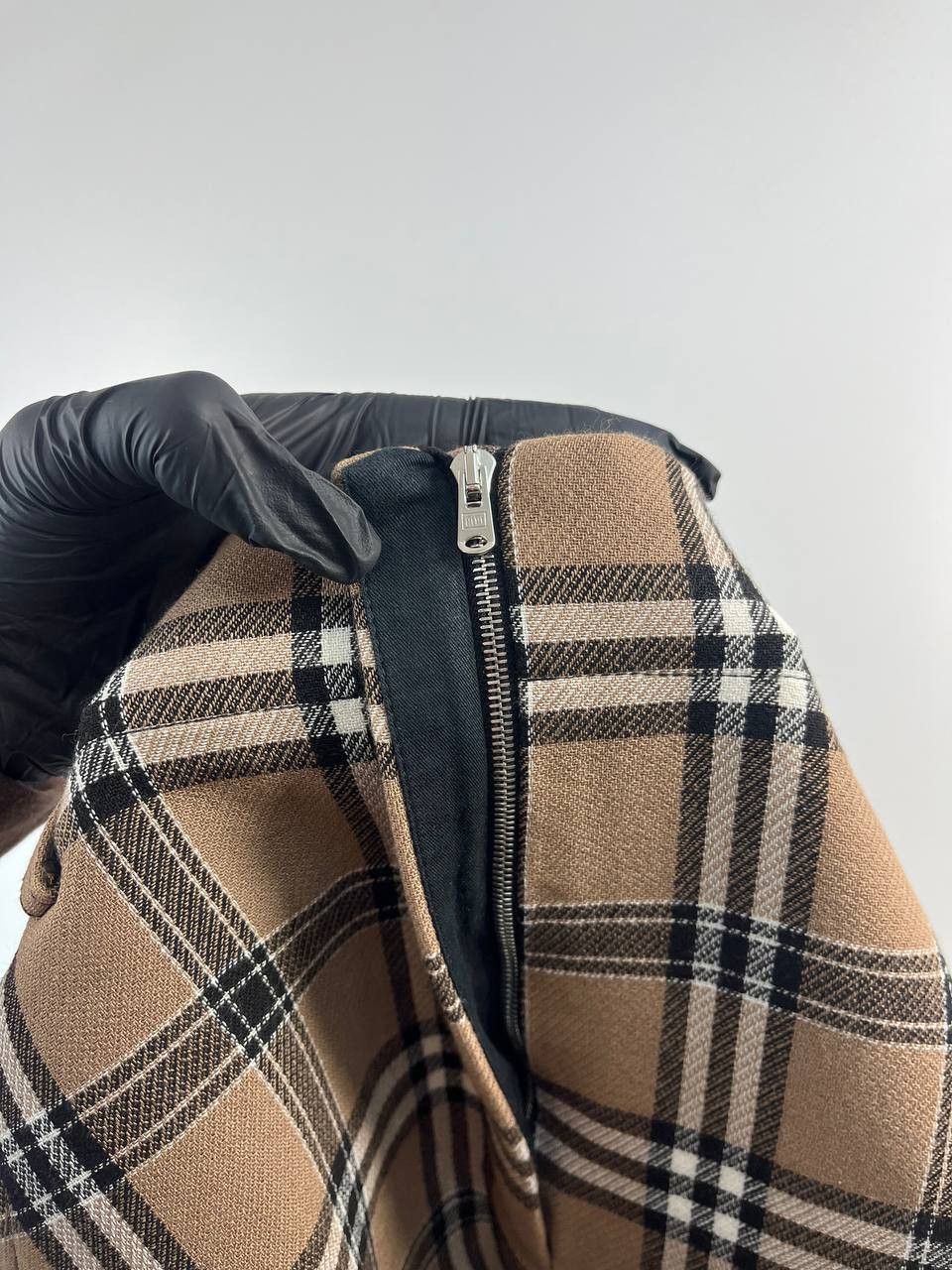 Sandro Sandro Paris Checked Wool Blend Skirt Brown Women Size 36 Size M / US 6-8 / IT 42-44 - 3 Thumbnail