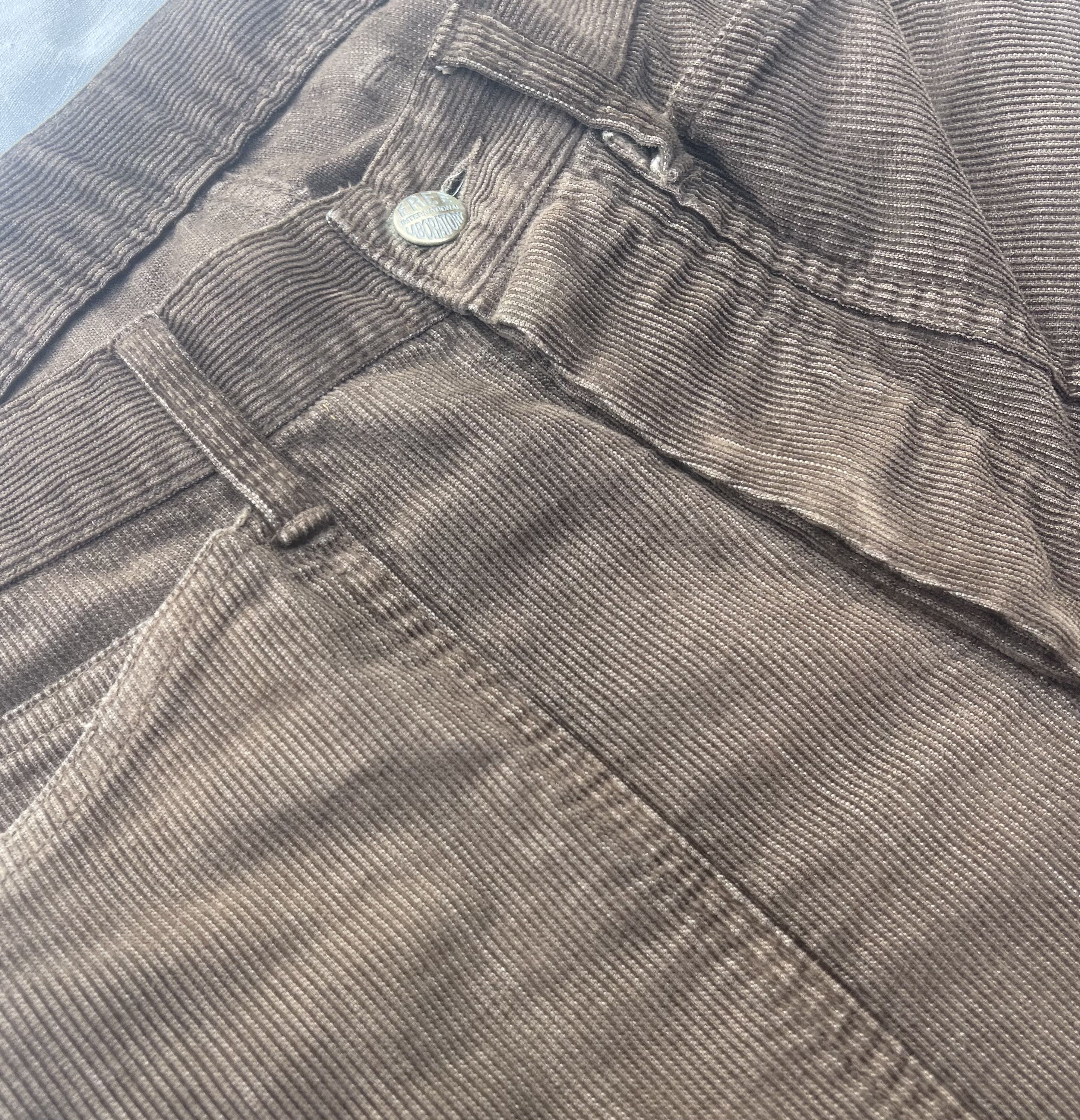 Visvim Visvim FW15 Carpenter Pant Prime Slub (Cords) - Brown Size US 31 - 8 Thumbnail