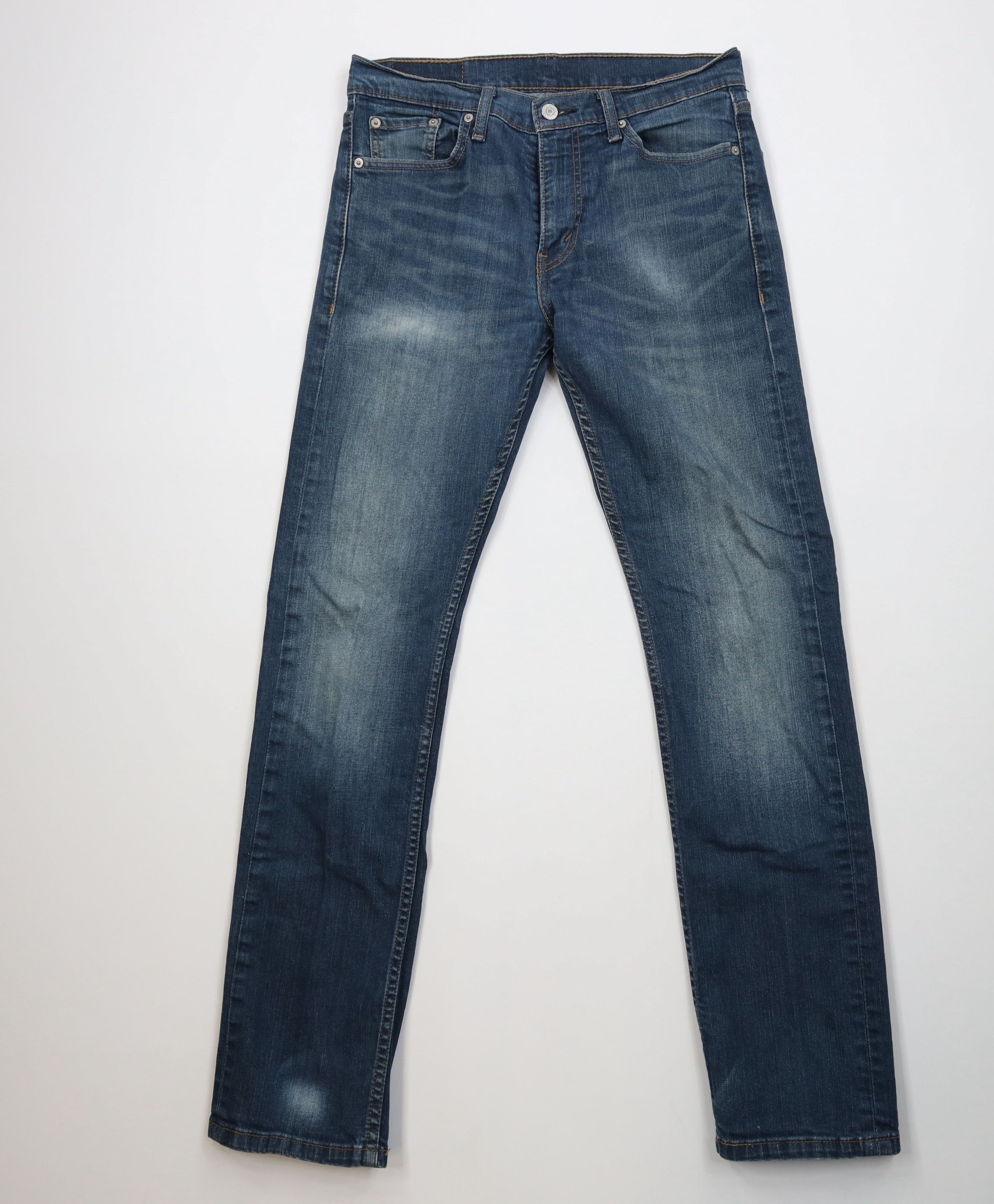 Levi's Vintage Y2K Levis 513 Straight Leg Denim Jeans Blue Stretch Size US 30 / EU 46 - 1 Thumbnail