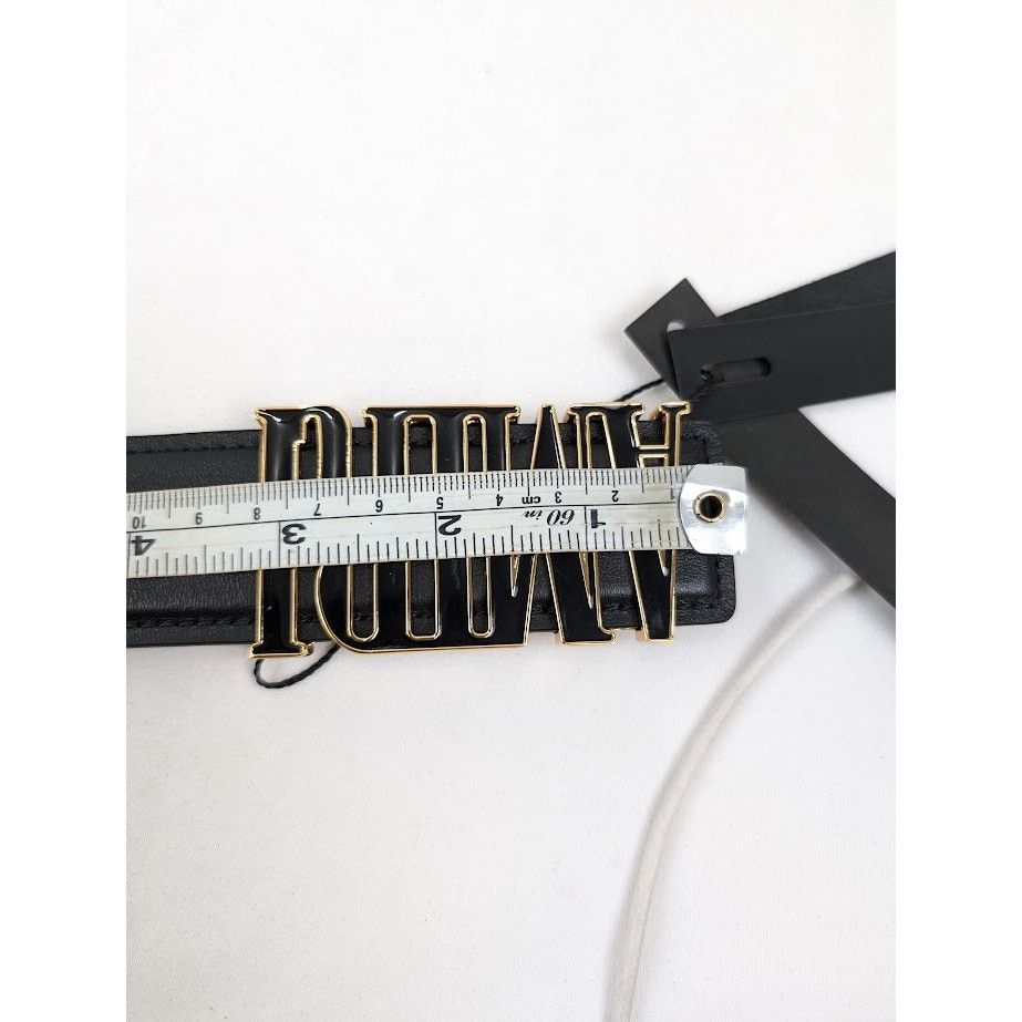 Amiri o1rshd1 Size: 80 CM / Nappa Amiri 4cm Belt in Black Size 32 - 10 Thumbnail