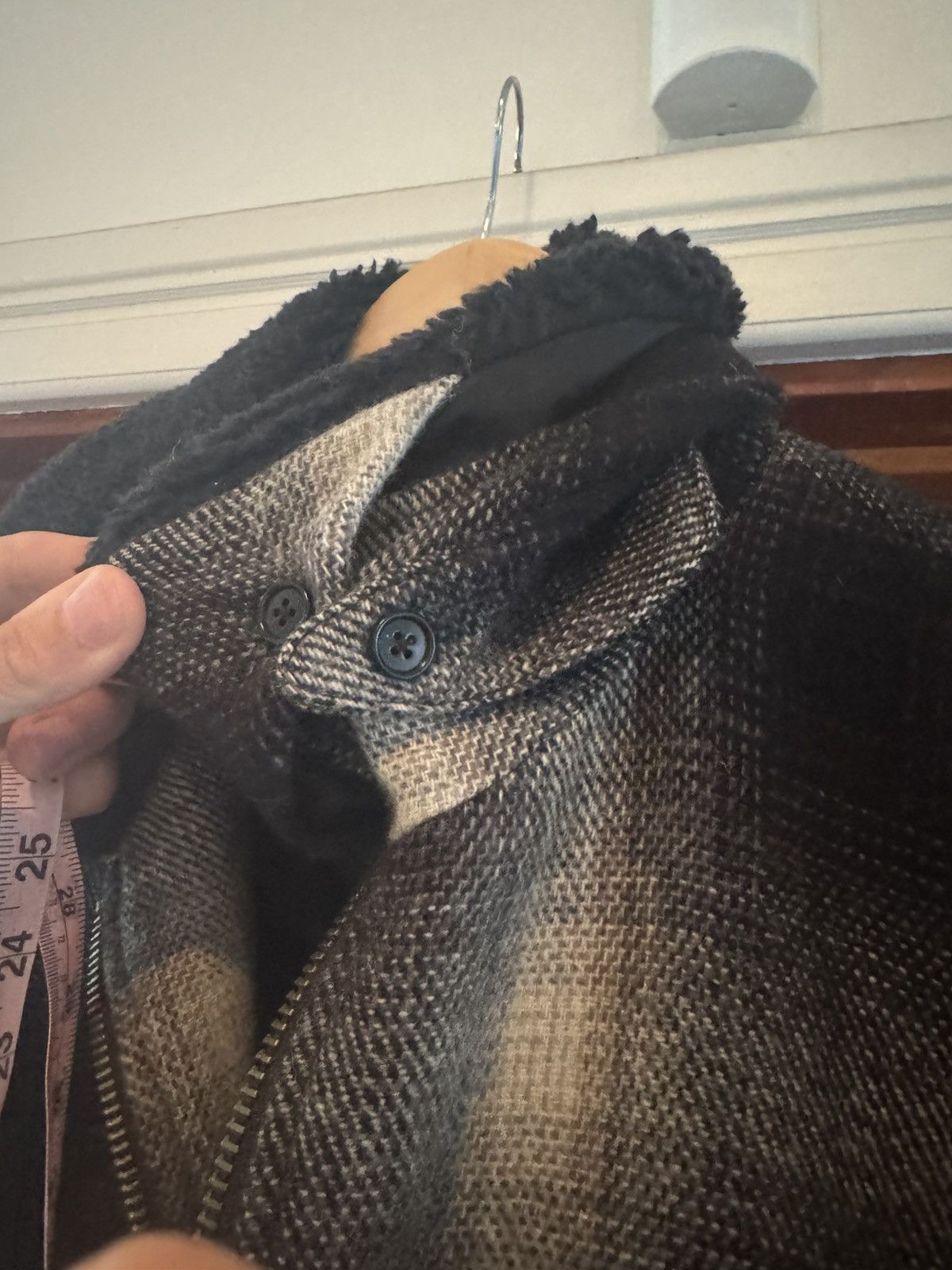 Frye Frye Dylan Shadow Plaid Wool Bomber Jacket Size US M / EU 48-50 / 2 - 5 Thumbnail