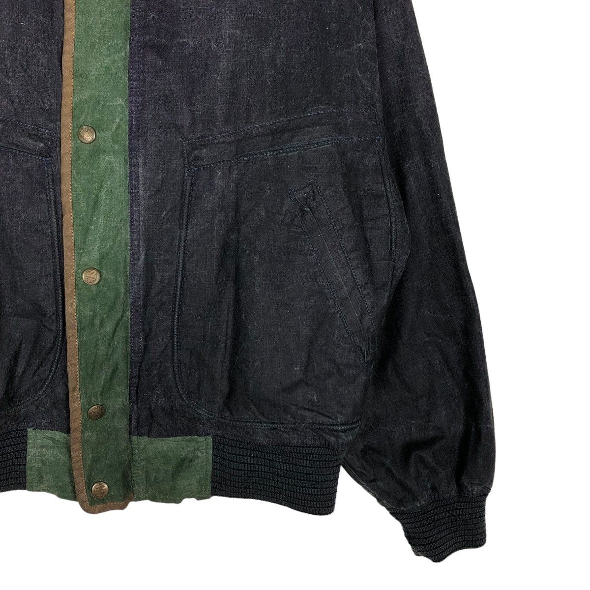 Japanese Brand 🔥VINTAGE BOMBER JACKET PARACHUTE BIKER FLYING GEAR SCENE Size US M / EU 48-50 / 2 - 7 Thumbnail