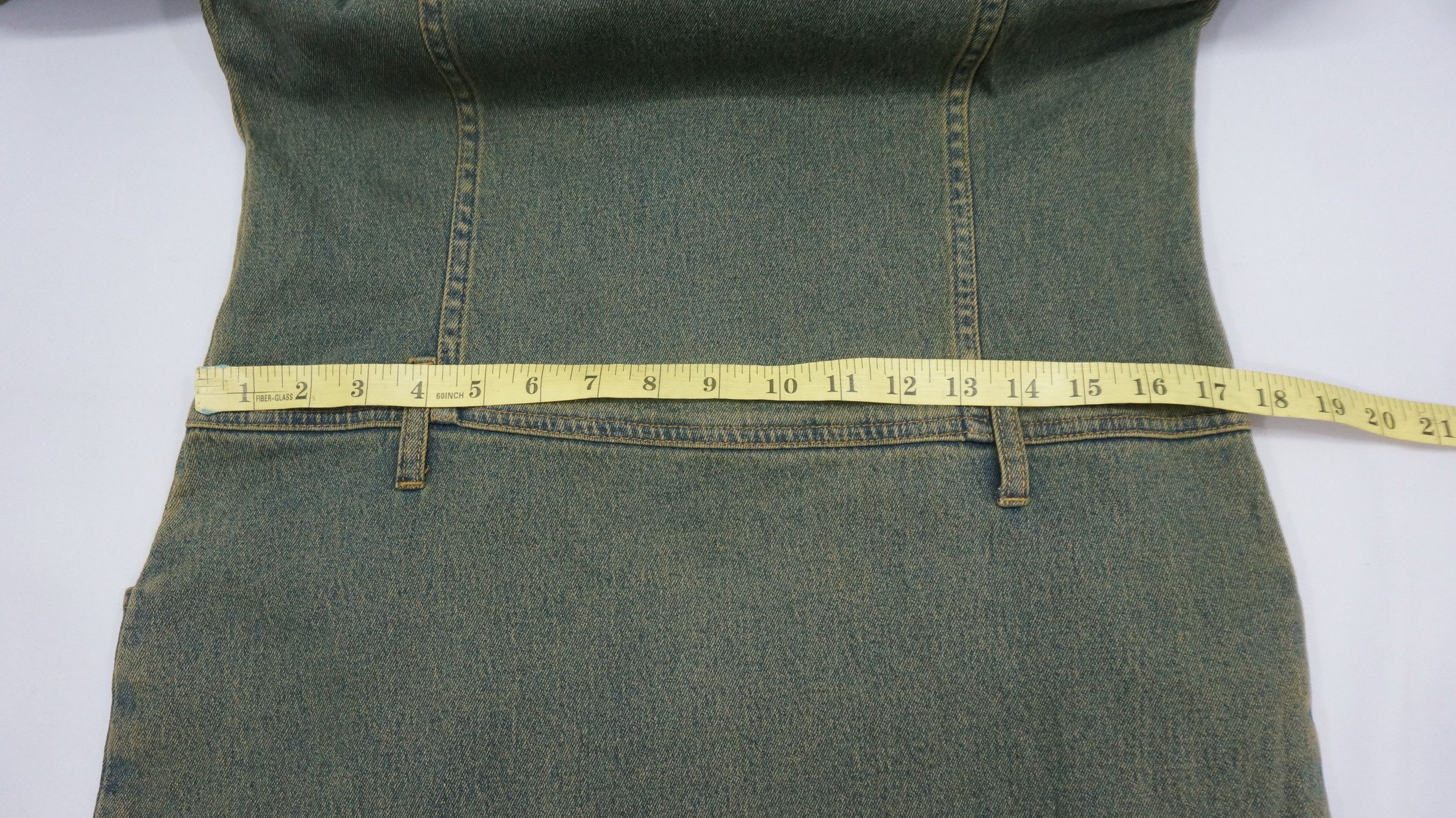 Hysteric Glamour Livre Claire Vintage Tint Denim Dress Size S / US 4 / IT 40 - 10 Thumbnail