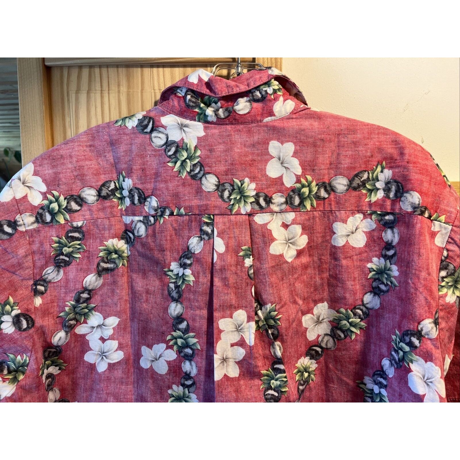Other Malihini VTG Men's L Red SS 1/2 Button Cotton Hawaiian Shirt Size US L / EU 52-54 / 3 - 12 Thumbnail