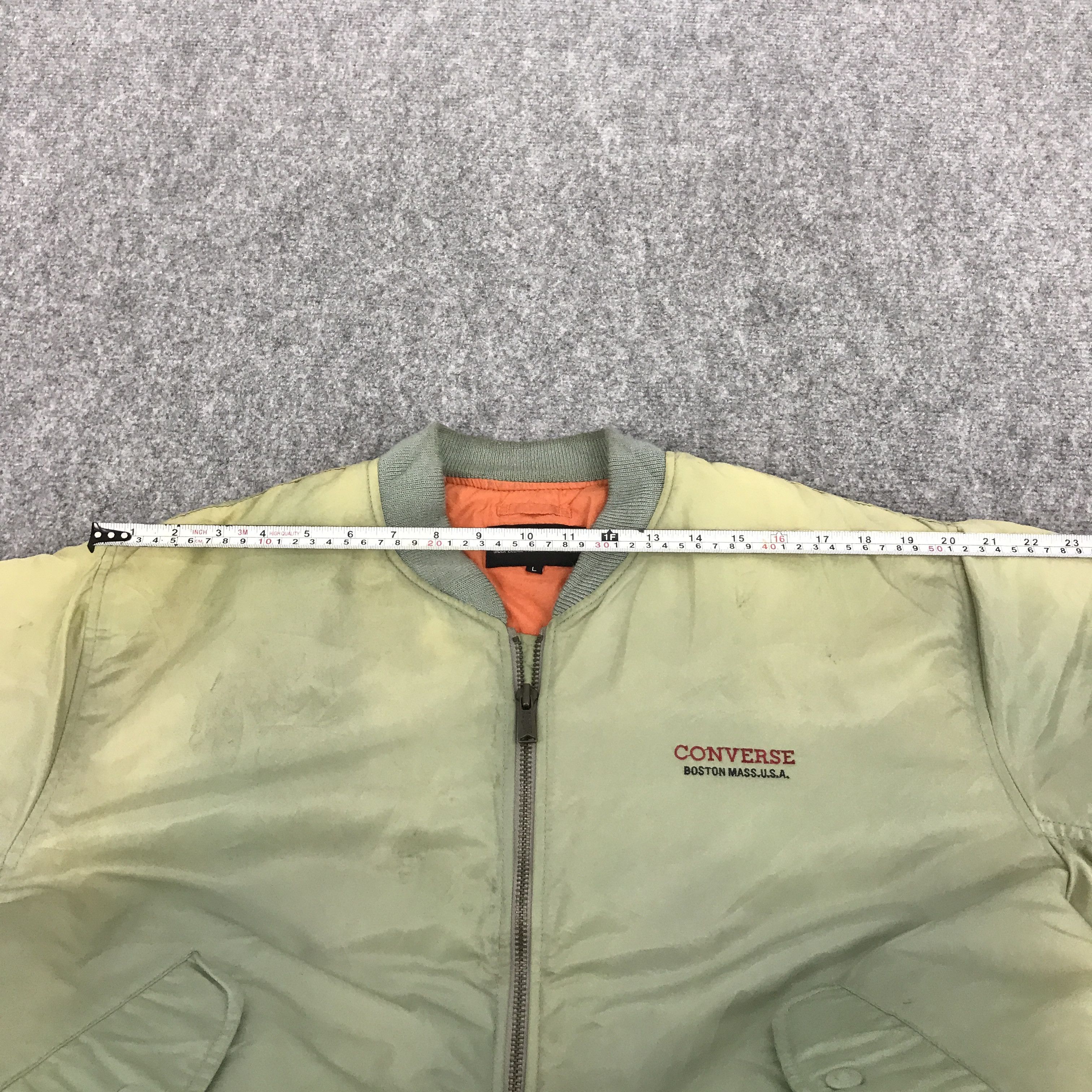 Converse VTG CONVERSE FADED BOMBER JACKET Size US L / EU 52-54 / 3 - 13 Thumbnail