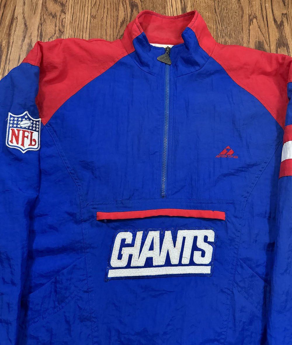 Apex One × Vintage Vintage Apex One New York Giants Pullover Jacket (Size M, Size US M / EU 48-50 / 2 - 2 Thumbnail