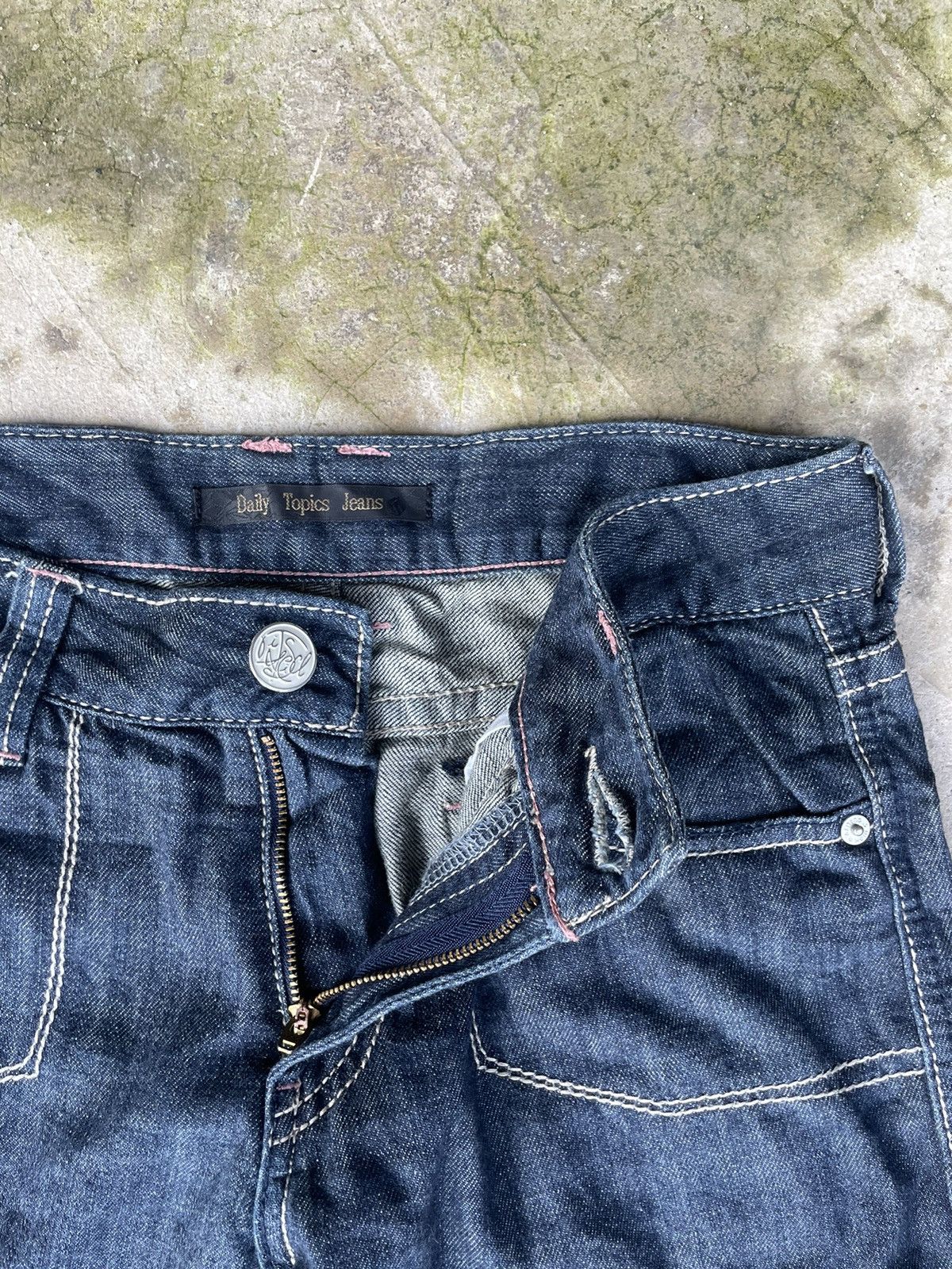 If Six Was Nine Vintage Japanese Flared Jeans Size US 31 - 5 Thumbnail