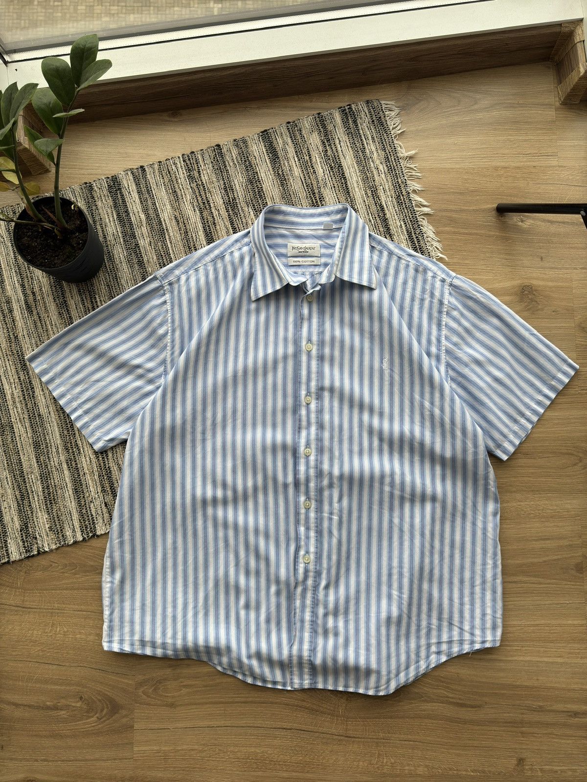 Other Yves Saint Laurent YSL vintage short sleeve summer shirt Size US XL / EU 56 / 4 - 1 Thumbnail