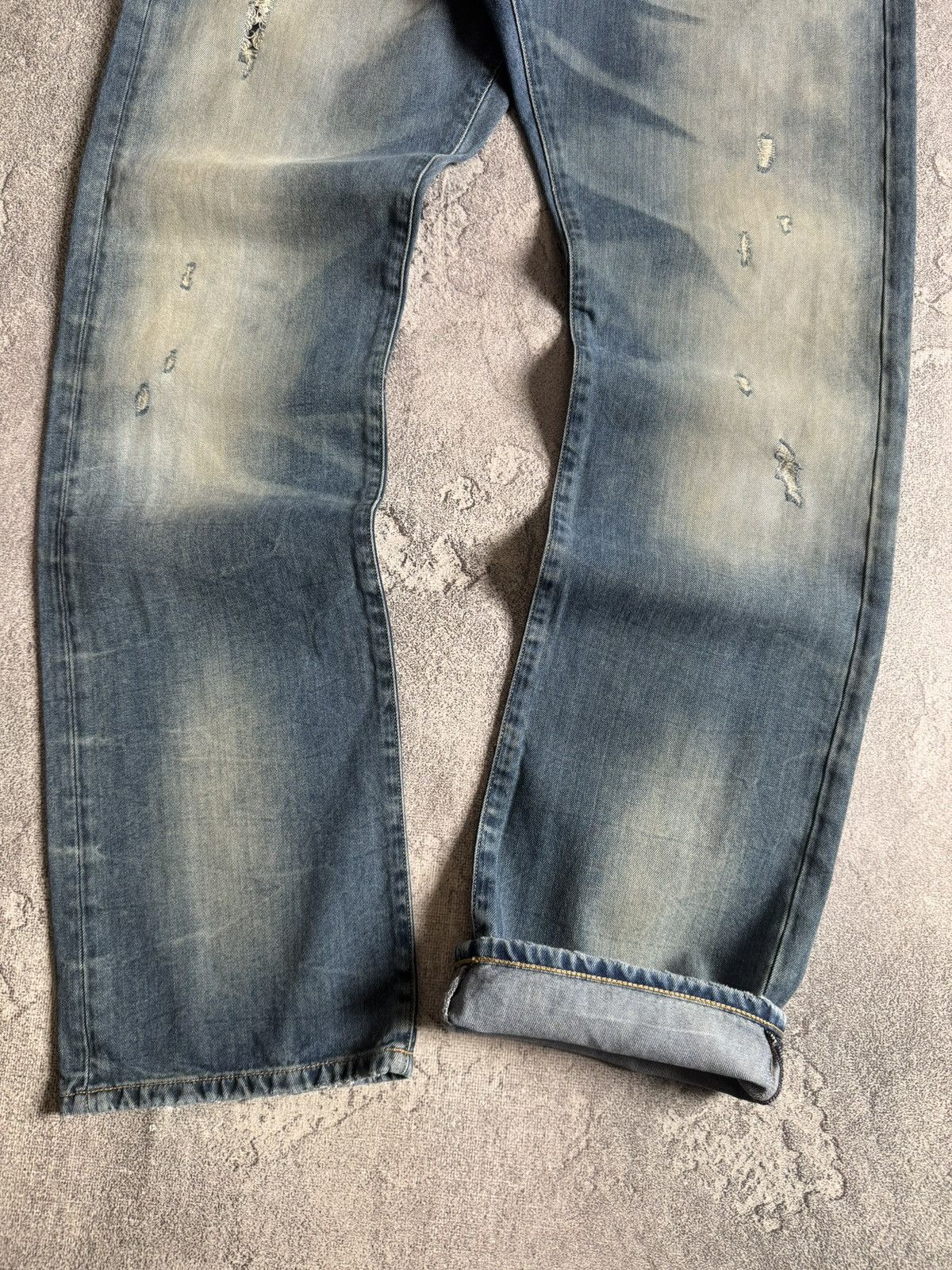 Replay Replay 36/34 Waitom distressed jeans pants trousers 👖 Y2K Size US 36 / EU 52 - 2 Thumbnail